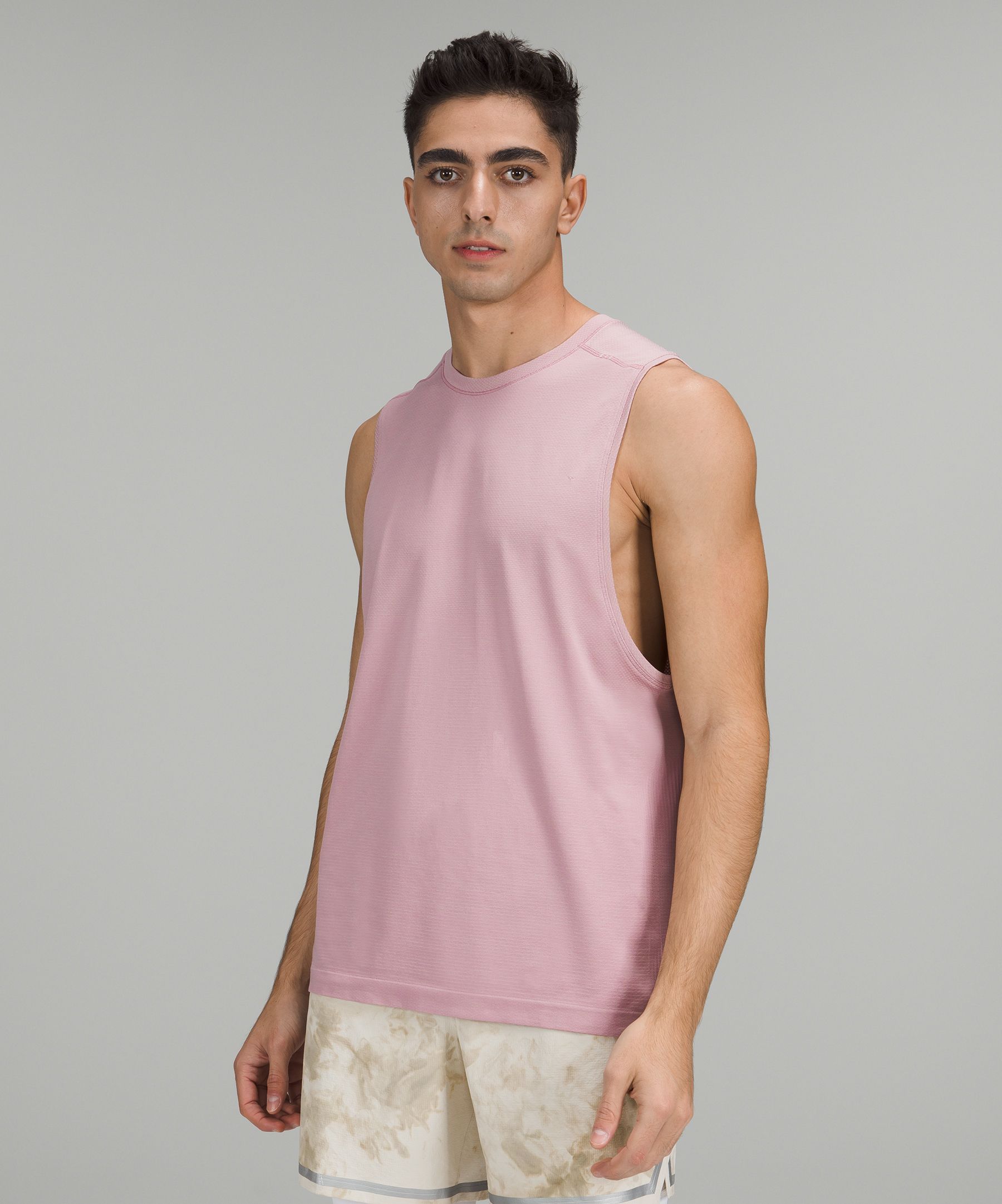 Lululemon Singlet Herre Rosa | 12470-MVJO