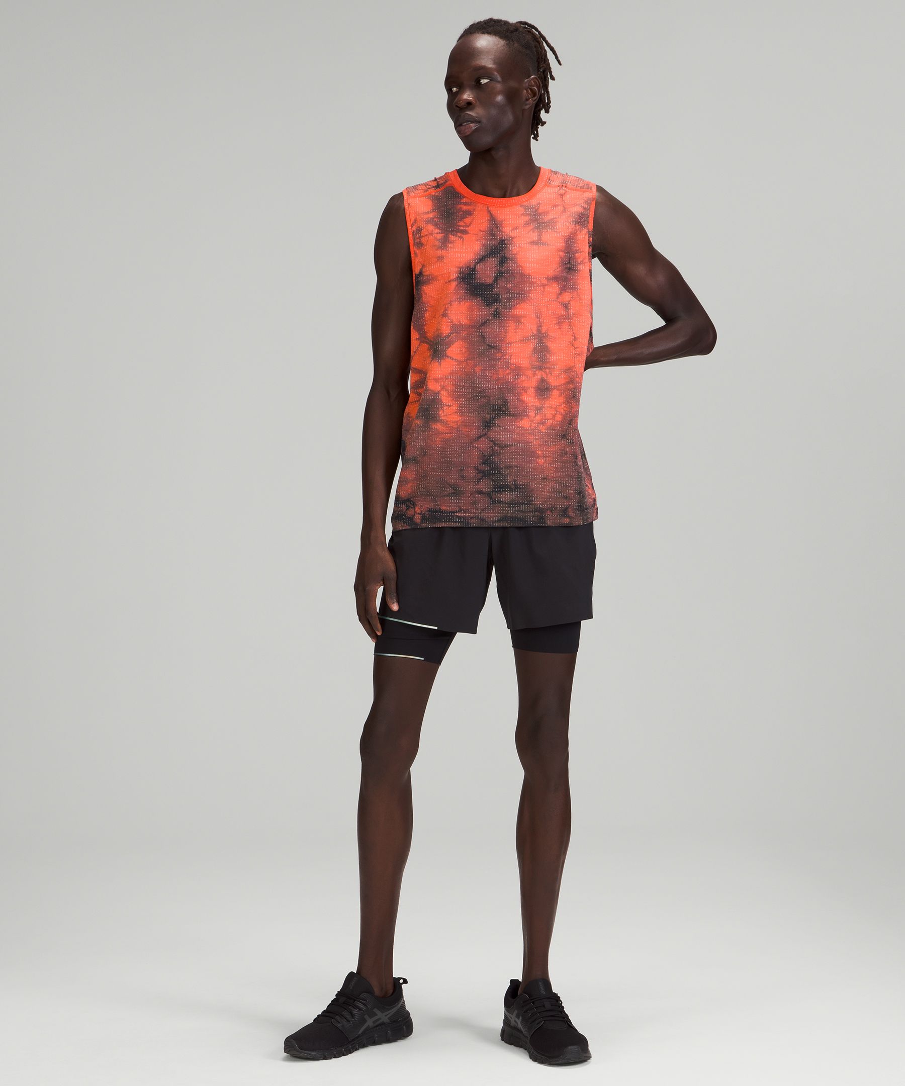 Lululemon Singlet Herre Rød | 59862-YXRN