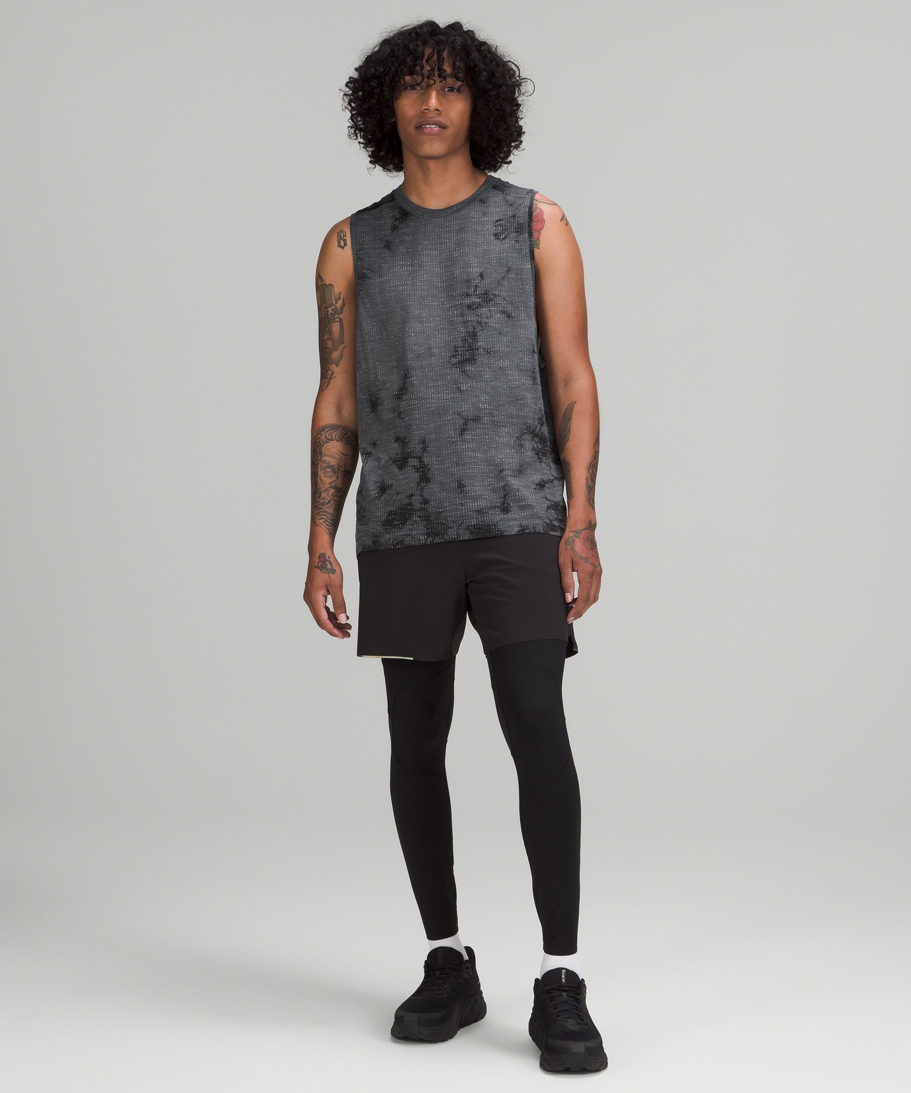 Lululemon Singlet Herre Svarte | 09568-DRJY