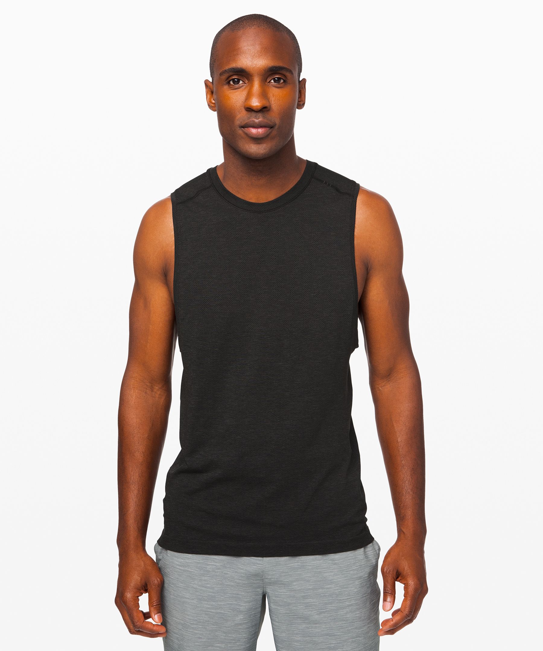 Lululemon Singlet Herre Svarte | 25973-FCJL