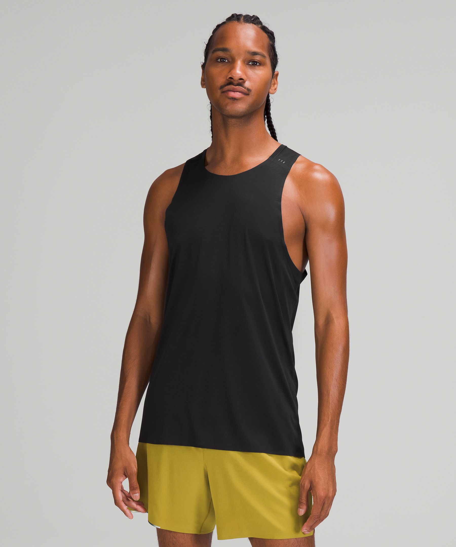 Lululemon Singlet Herre Svarte | 46589-JIUH