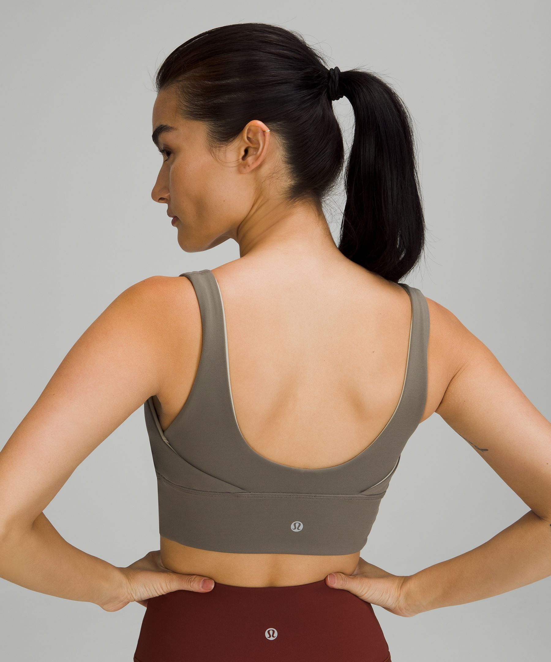 Lululemon Sports Bh Dame Beige | 01749-HWXG