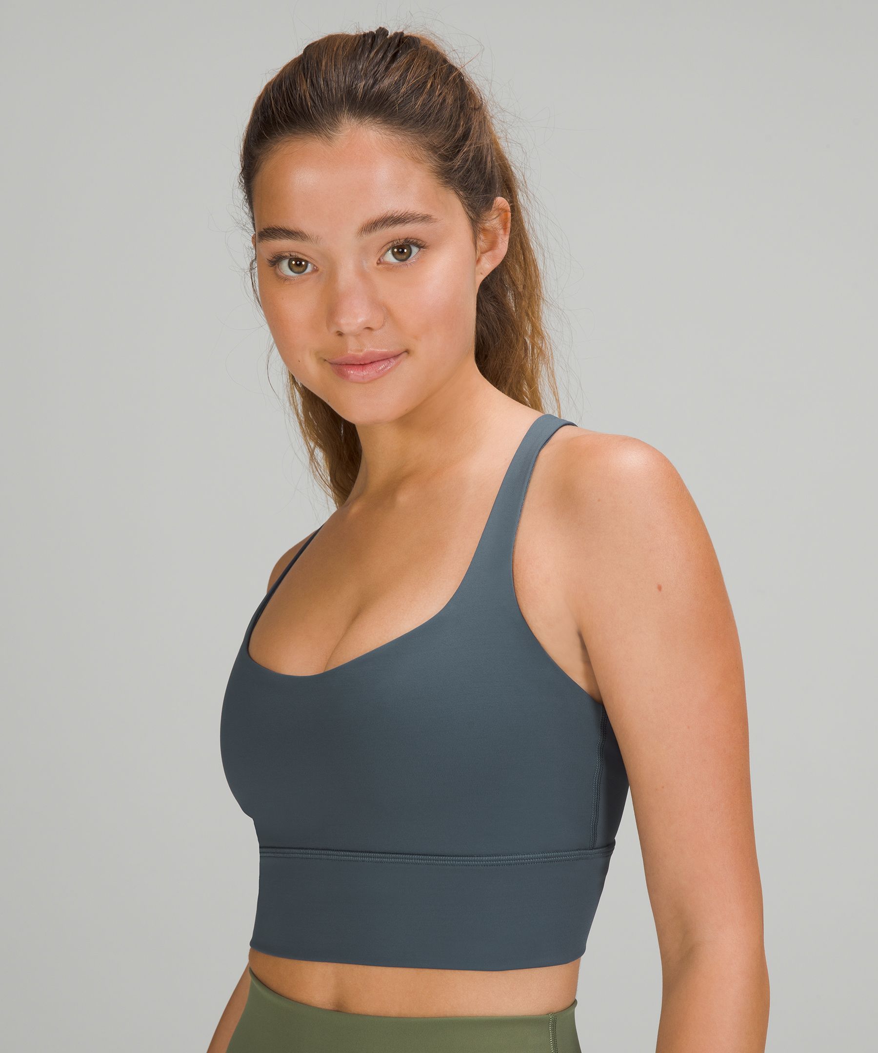 Lululemon Sports Bh Dame Blå | 71842-ZDHV