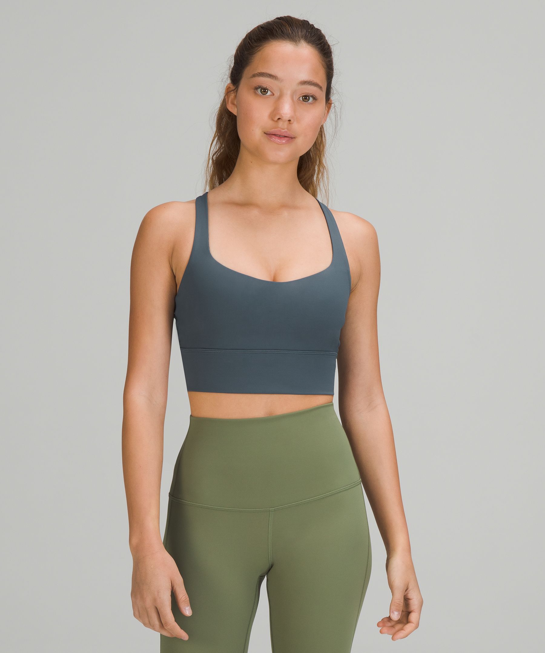 Lululemon Sports Bh Dame Blå | 71842-ZDHV