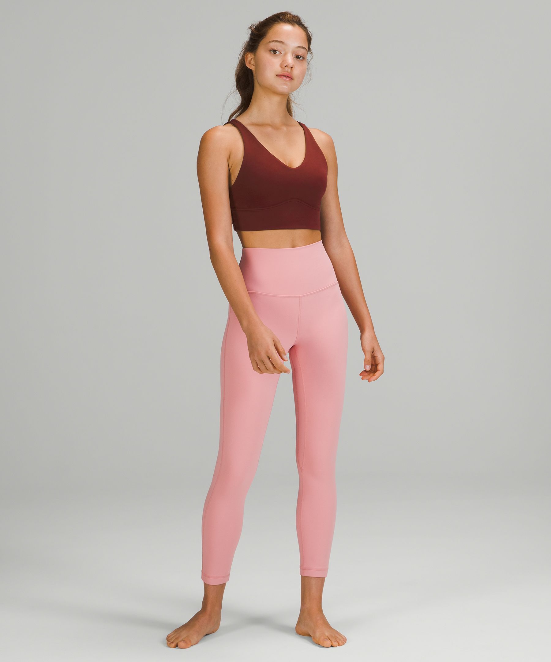 Lululemon Sports Bh Dame Burgunder | 79486-VNXM