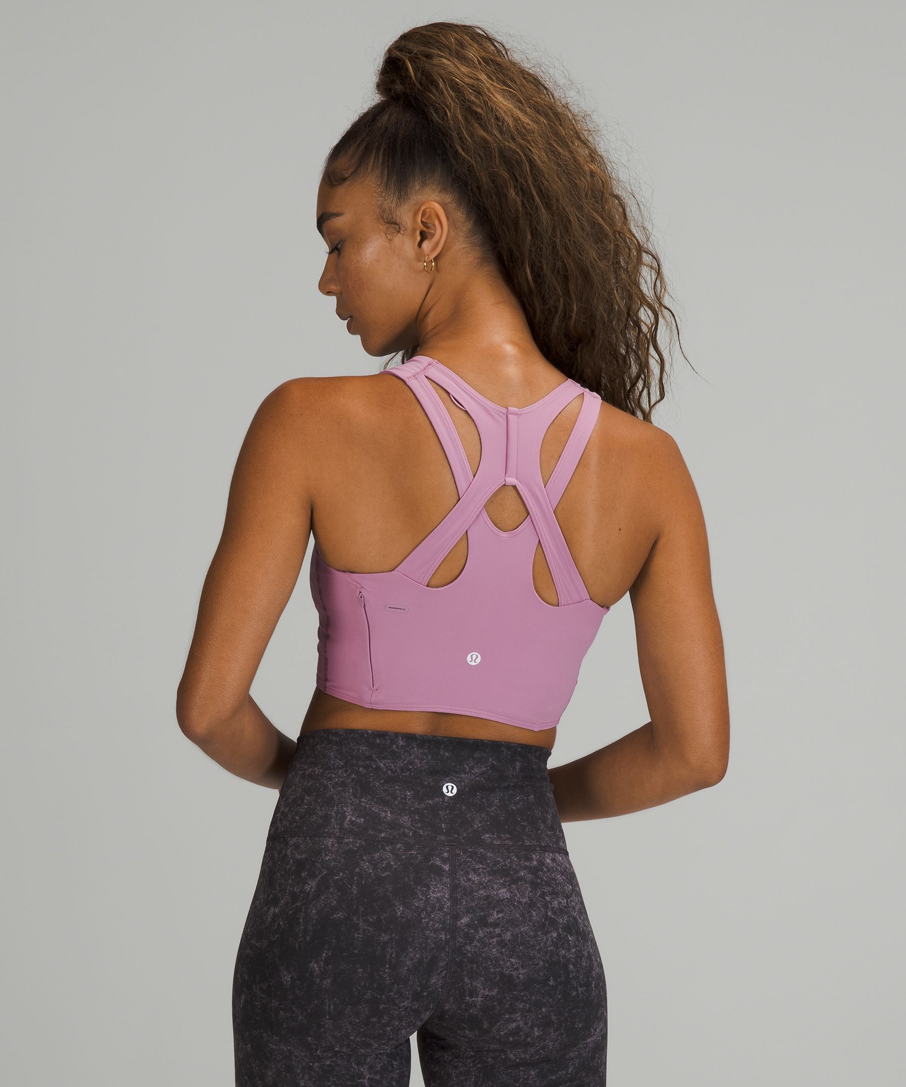 Lululemon Sports Bh Dame Fuchsia | 47965-YNEO