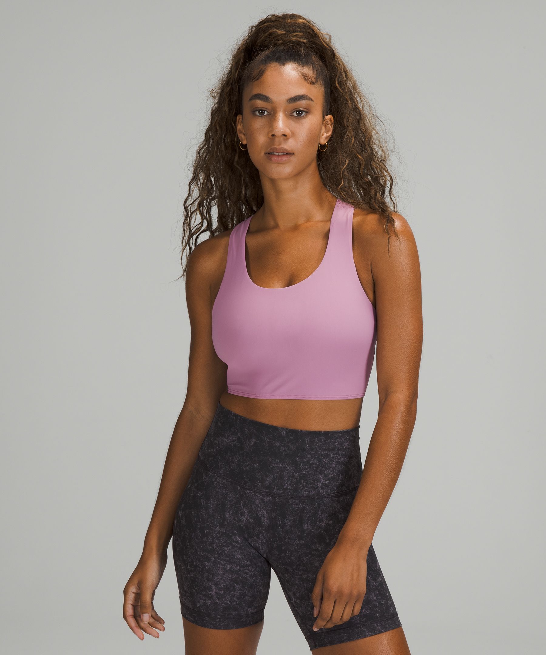 Lululemon Sports Bh Dame Fuchsia | 47965-YNEO
