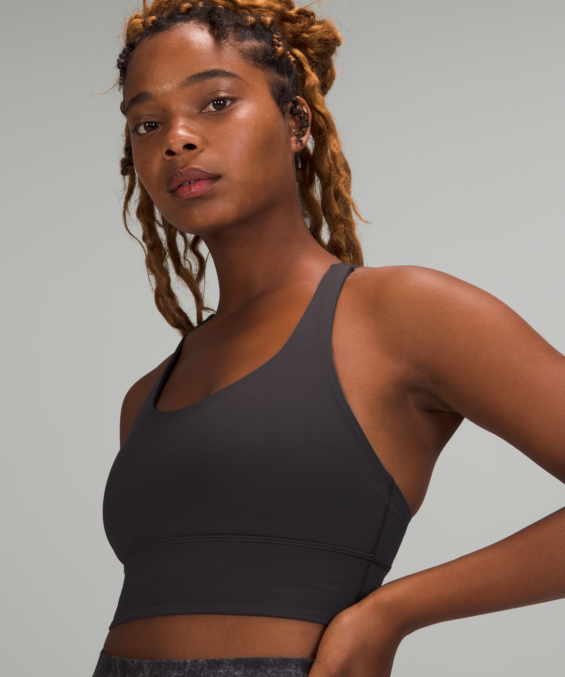 Lululemon Sports Bh Dame Grå | 02697-IRAD