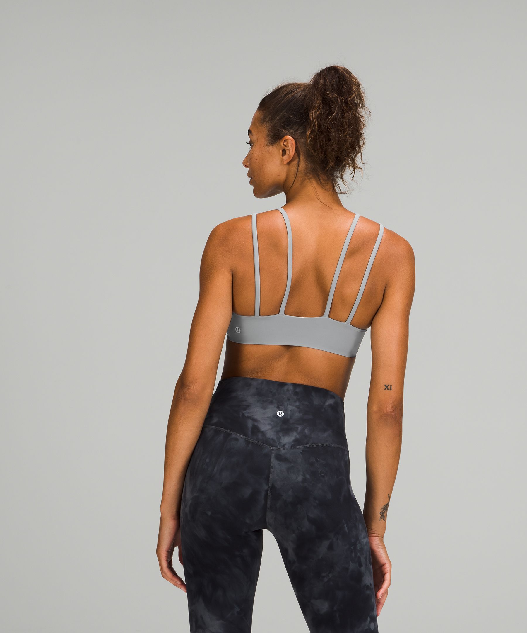 Lululemon Sports Bh Dame Grå | 42931-KYER