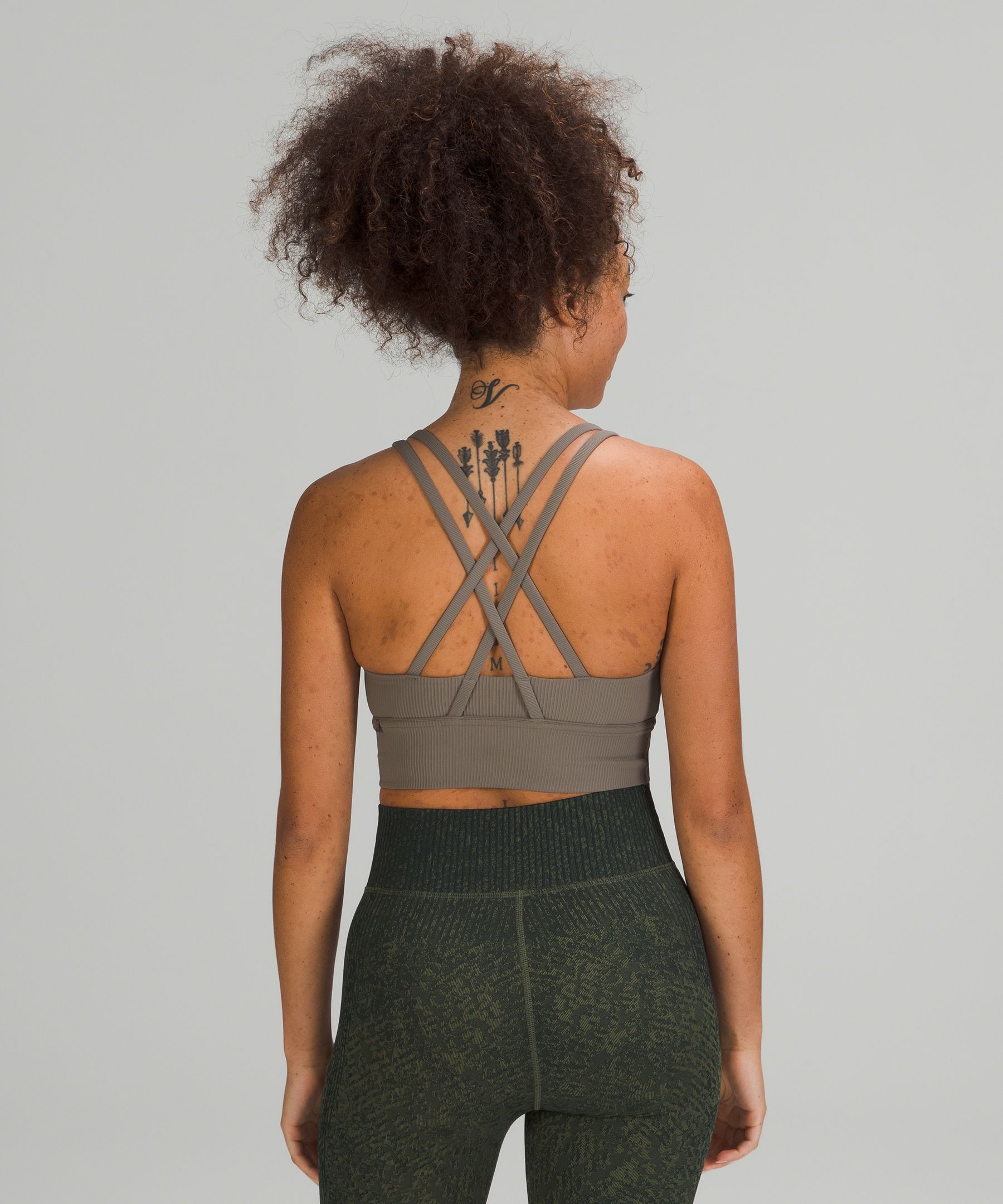 Lululemon Sports Bh Dame Grå Brune | 06359-ZPXK