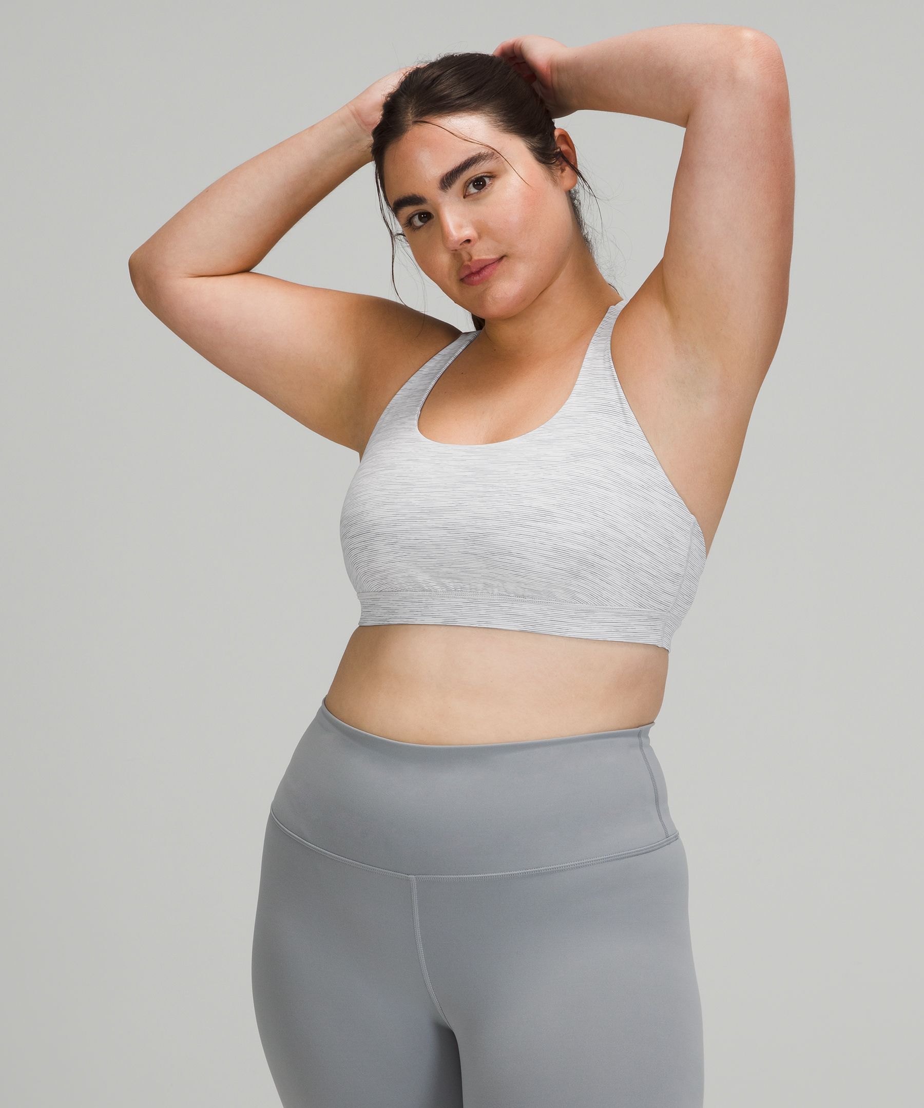 Lululemon Sports Bh Dame Grå Brune | 84970-VQIJ