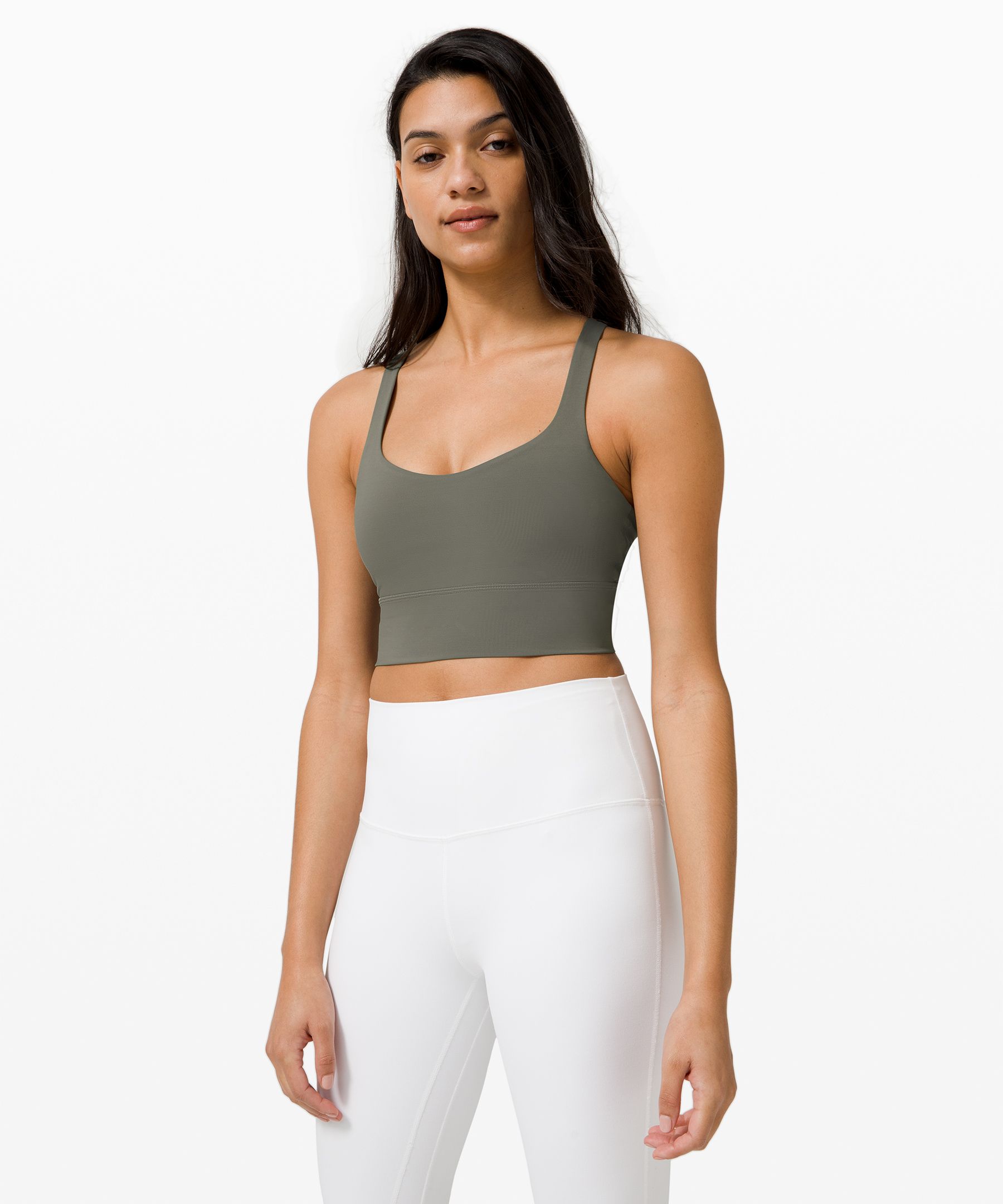 Lululemon Sports Bh Dame Grå Olivengrønne | 05279-RQKC