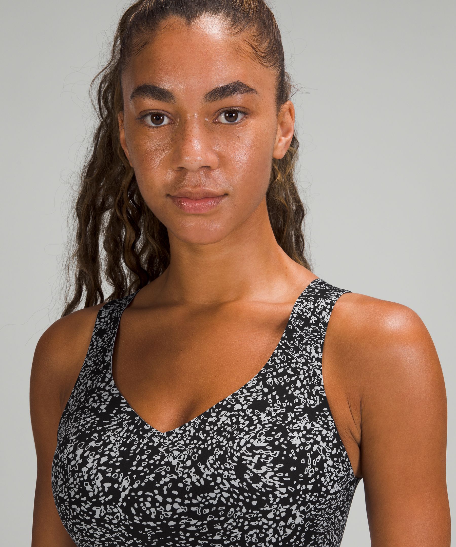 Lululemon Sports Bh Dame Grå Svarte | 98620-LKCT