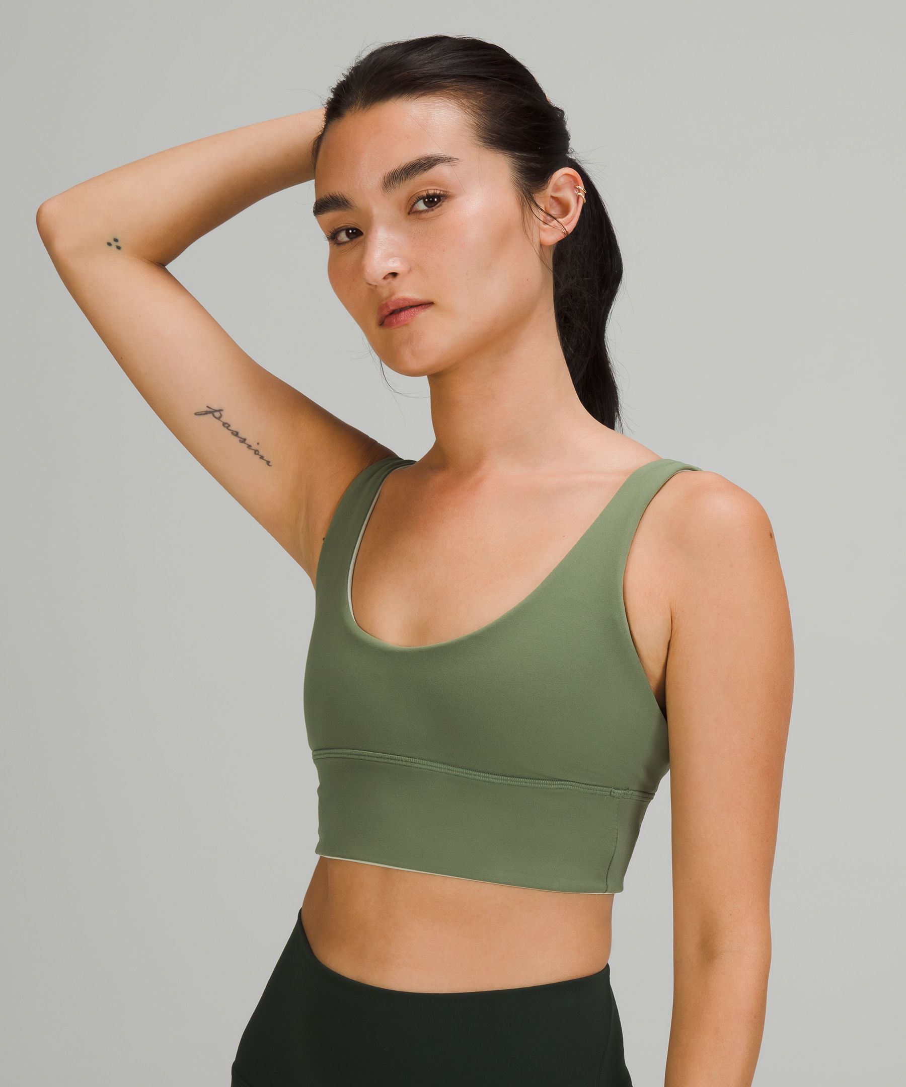 Lululemon Sports Bh Dame Grønn | 35798-DTFG
