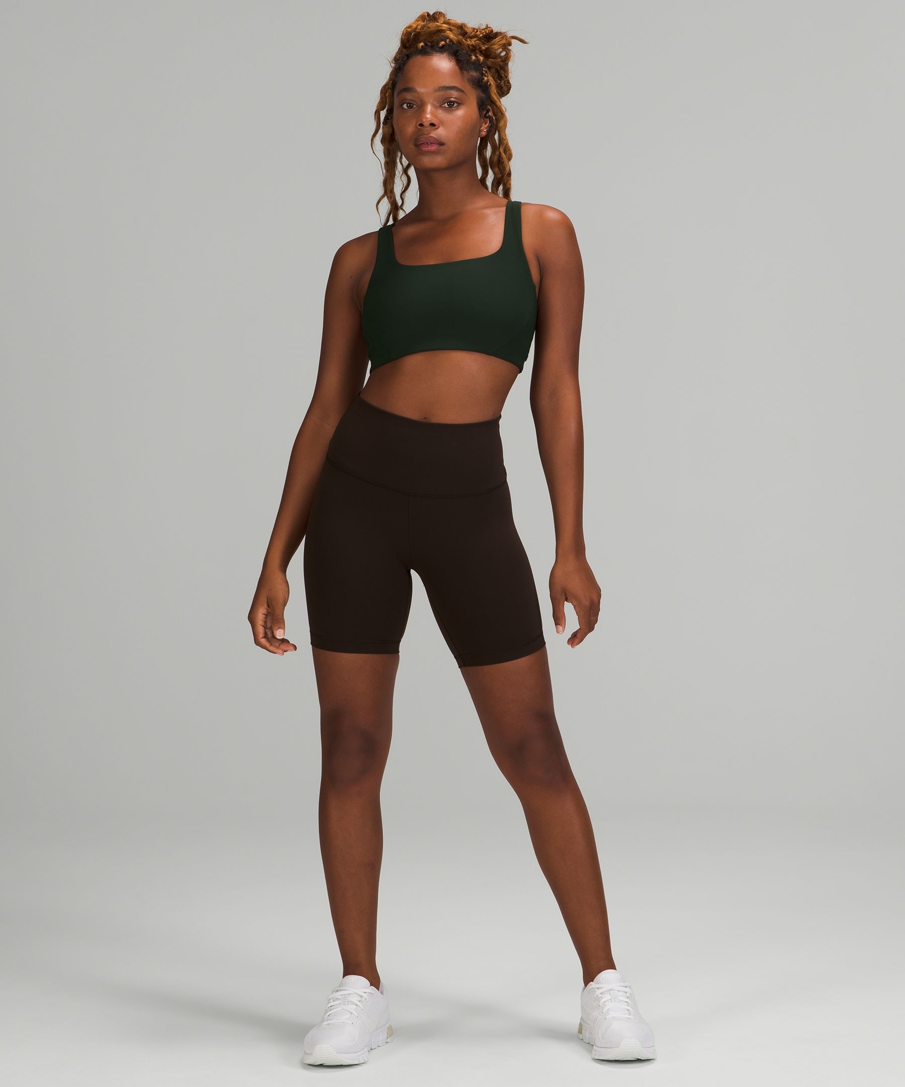 Lululemon Sports Bh Dame Grønn | 81965-XCEG