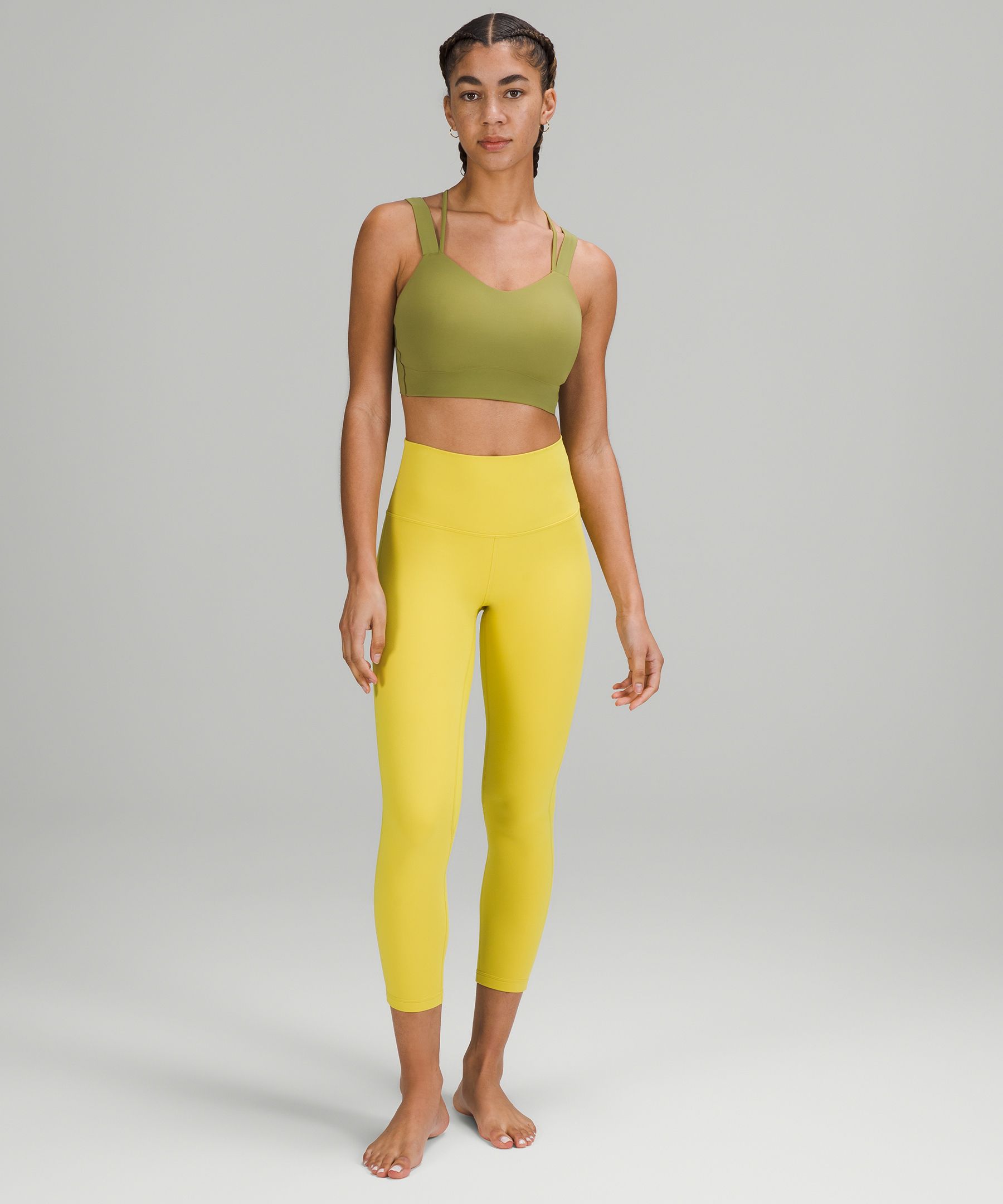 Lululemon Sports Bh Dame Grønn | 83157-SRJB