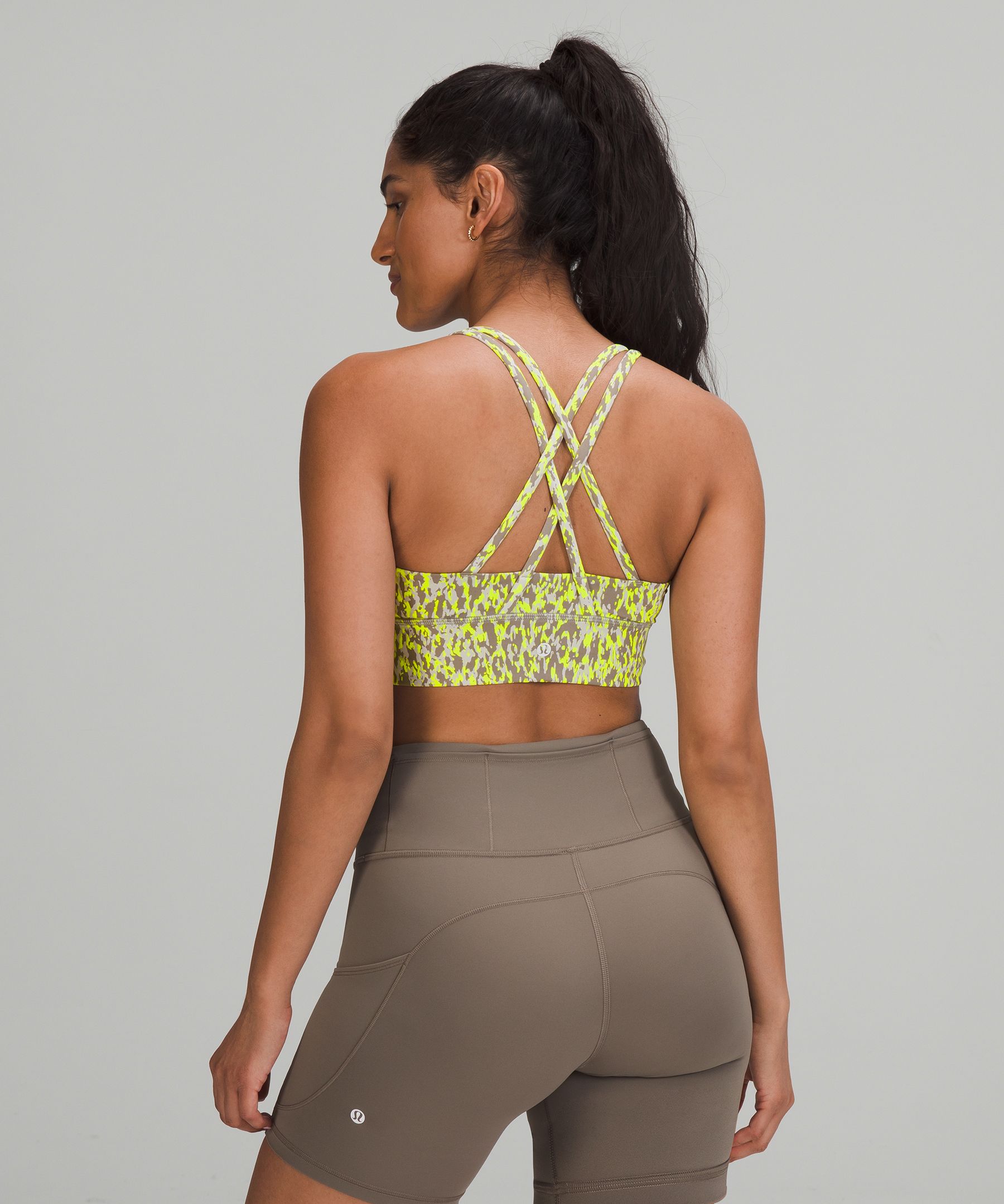 Lululemon Sports Bh Dame Gul | 40567-XEVF