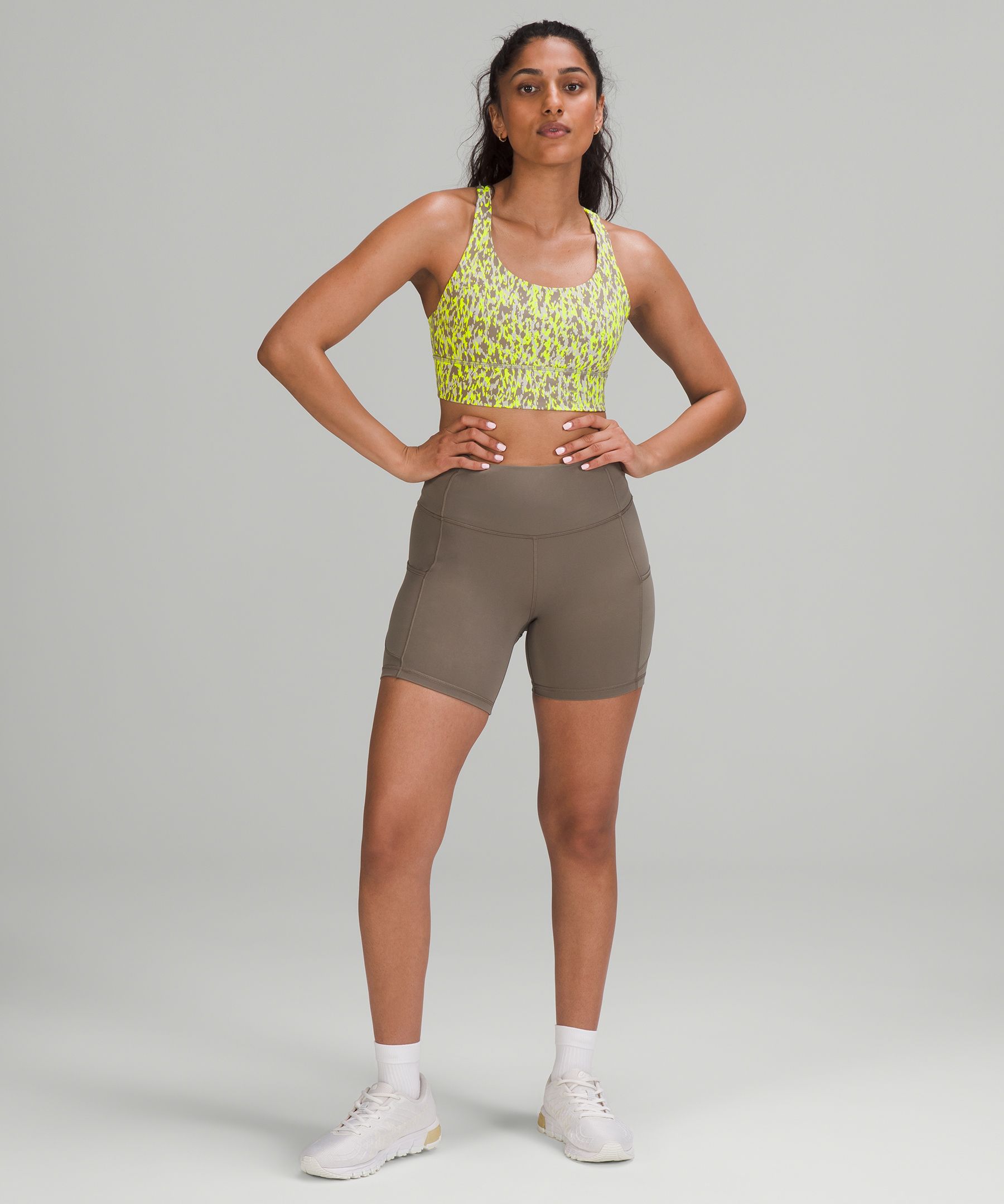 Lululemon Sports Bh Dame Gul | 40567-XEVF