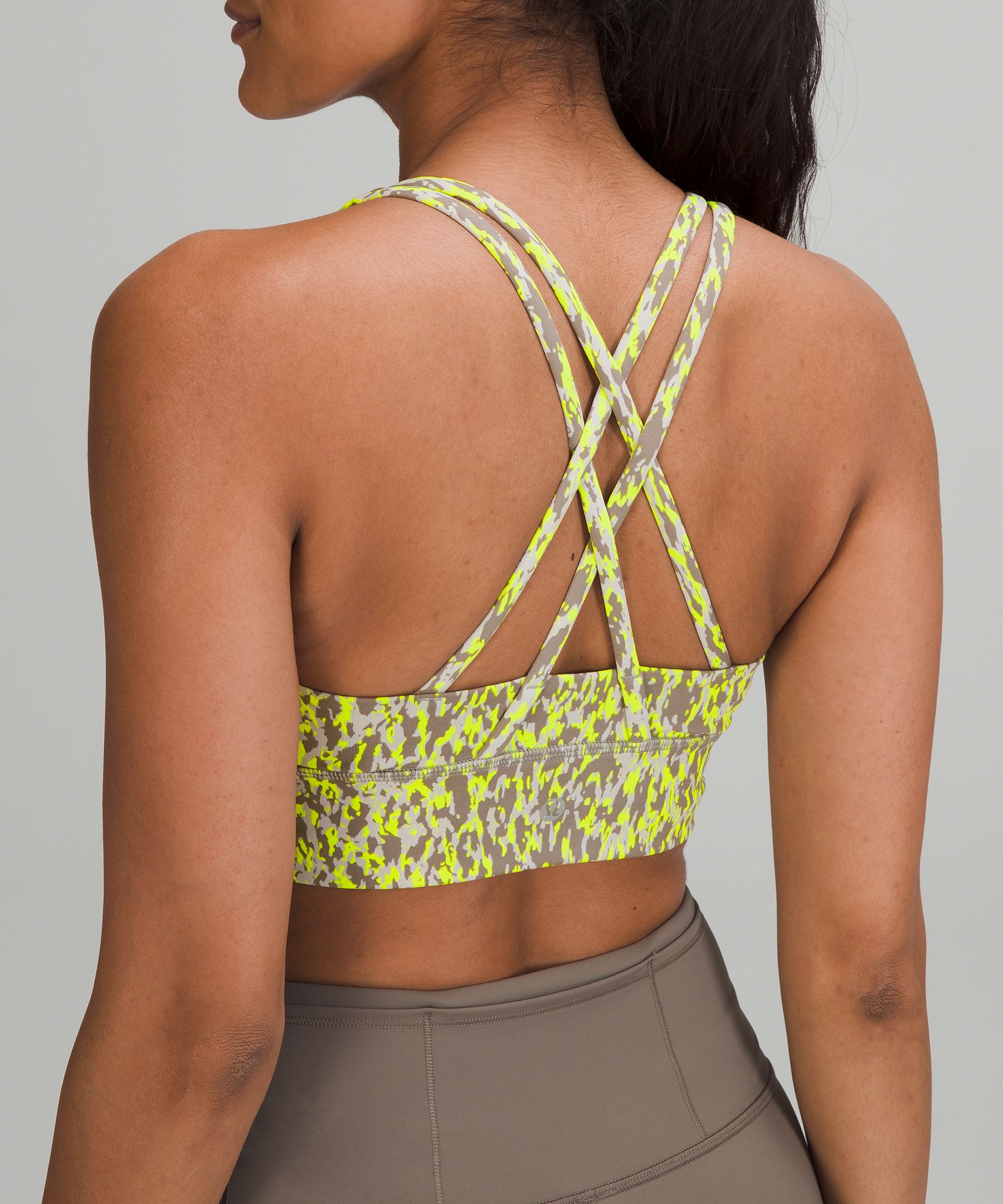 Lululemon Sports Bh Dame Gul | 40567-XEVF