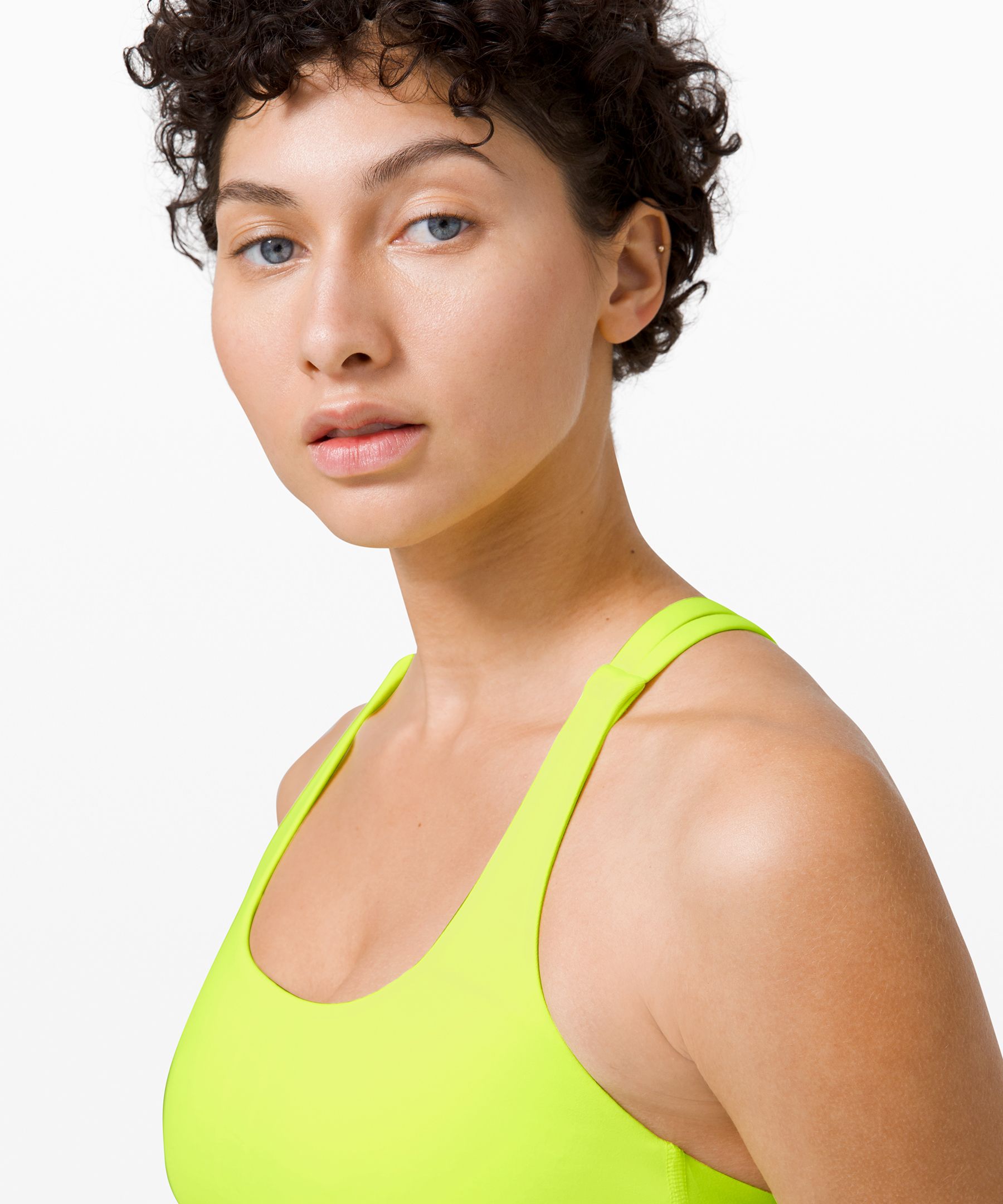 Lululemon Sports Bh Dame Gul | 46297-LFOC