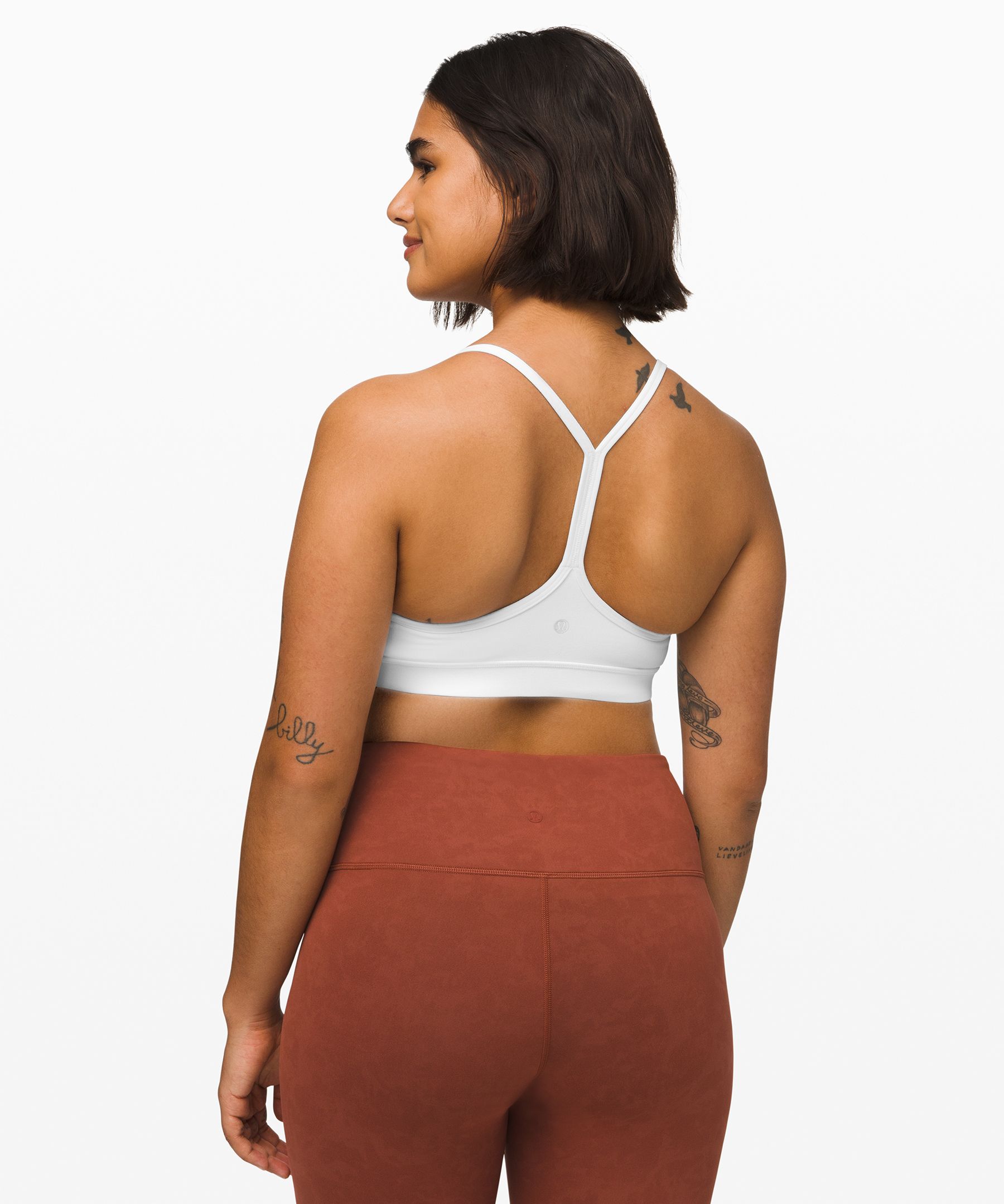 Lululemon Sports Bh Dame Hvite | 27491-OVWA