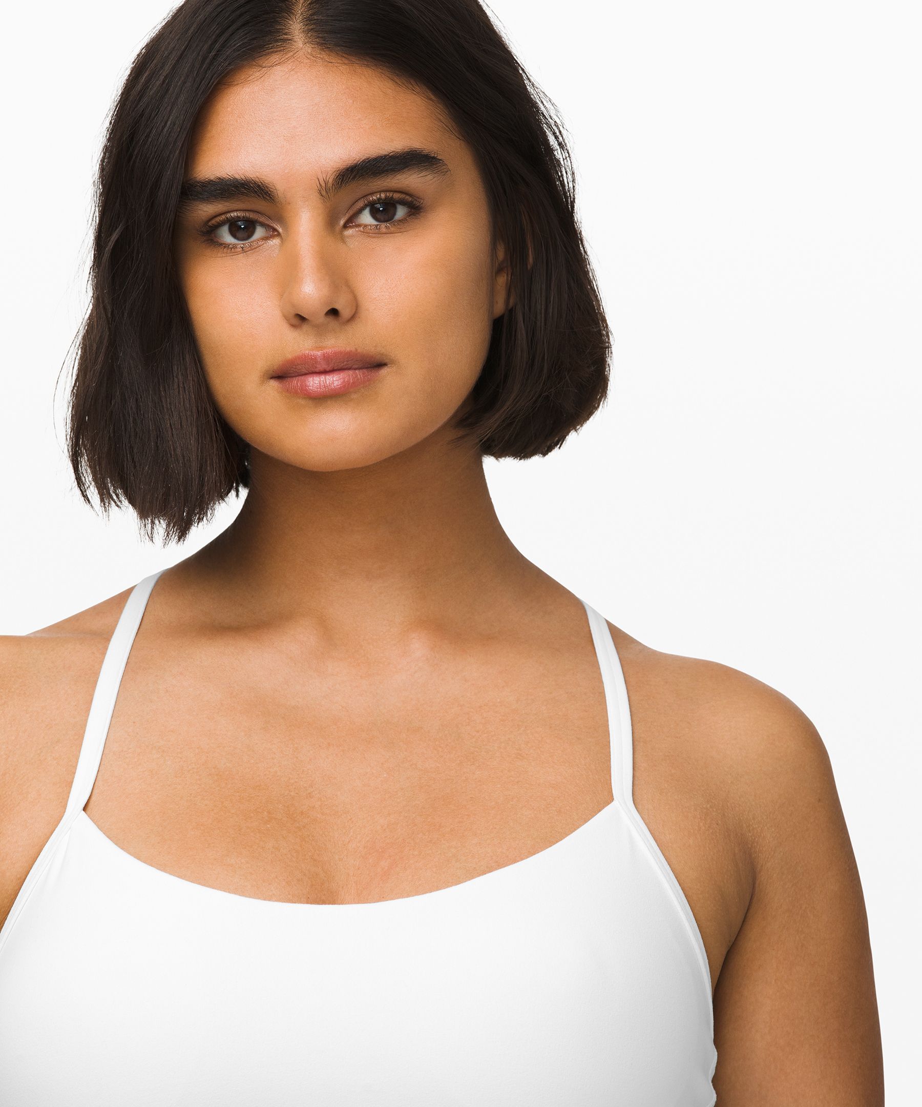 Lululemon Sports Bh Dame Hvite | 27491-OVWA