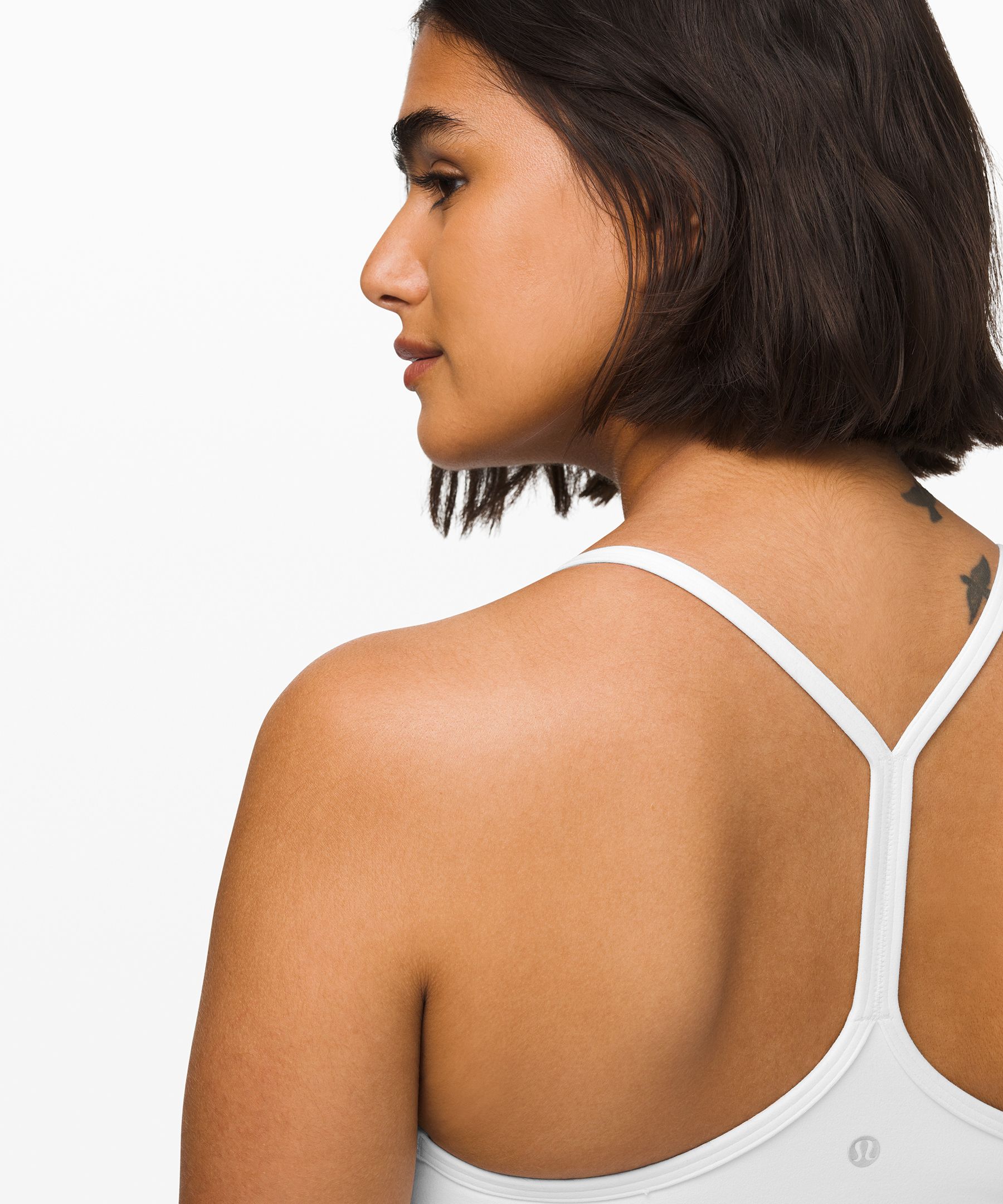 Lululemon Sports Bh Dame Hvite | 27491-OVWA