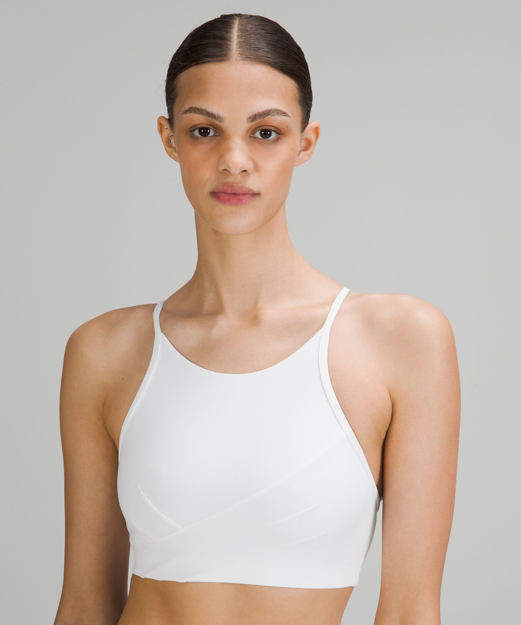 Lululemon Sports Bh Dame Hvite | 37250-WLDQ