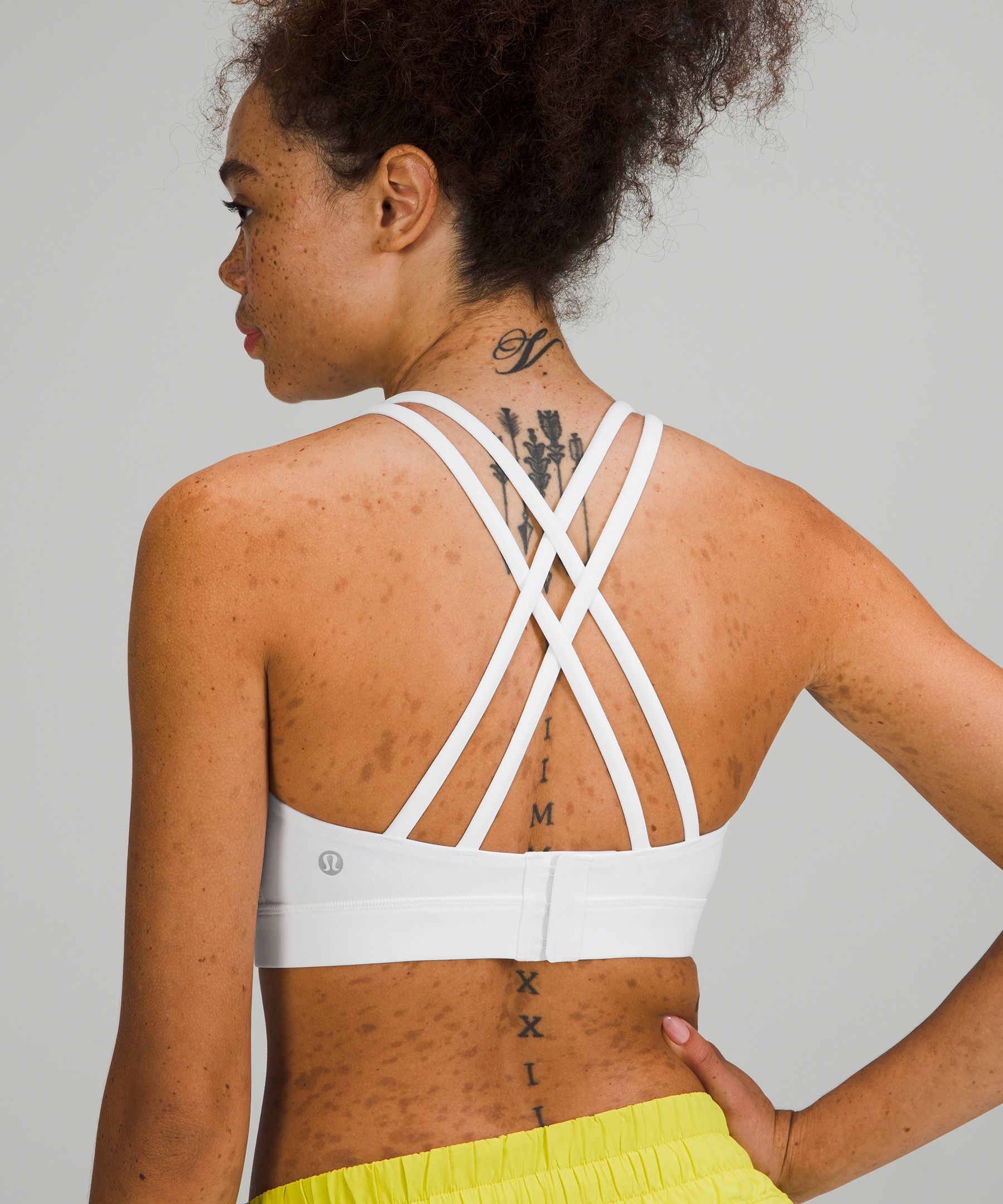 Lululemon Sports Bh Dame Hvite | 40915-LMVJ