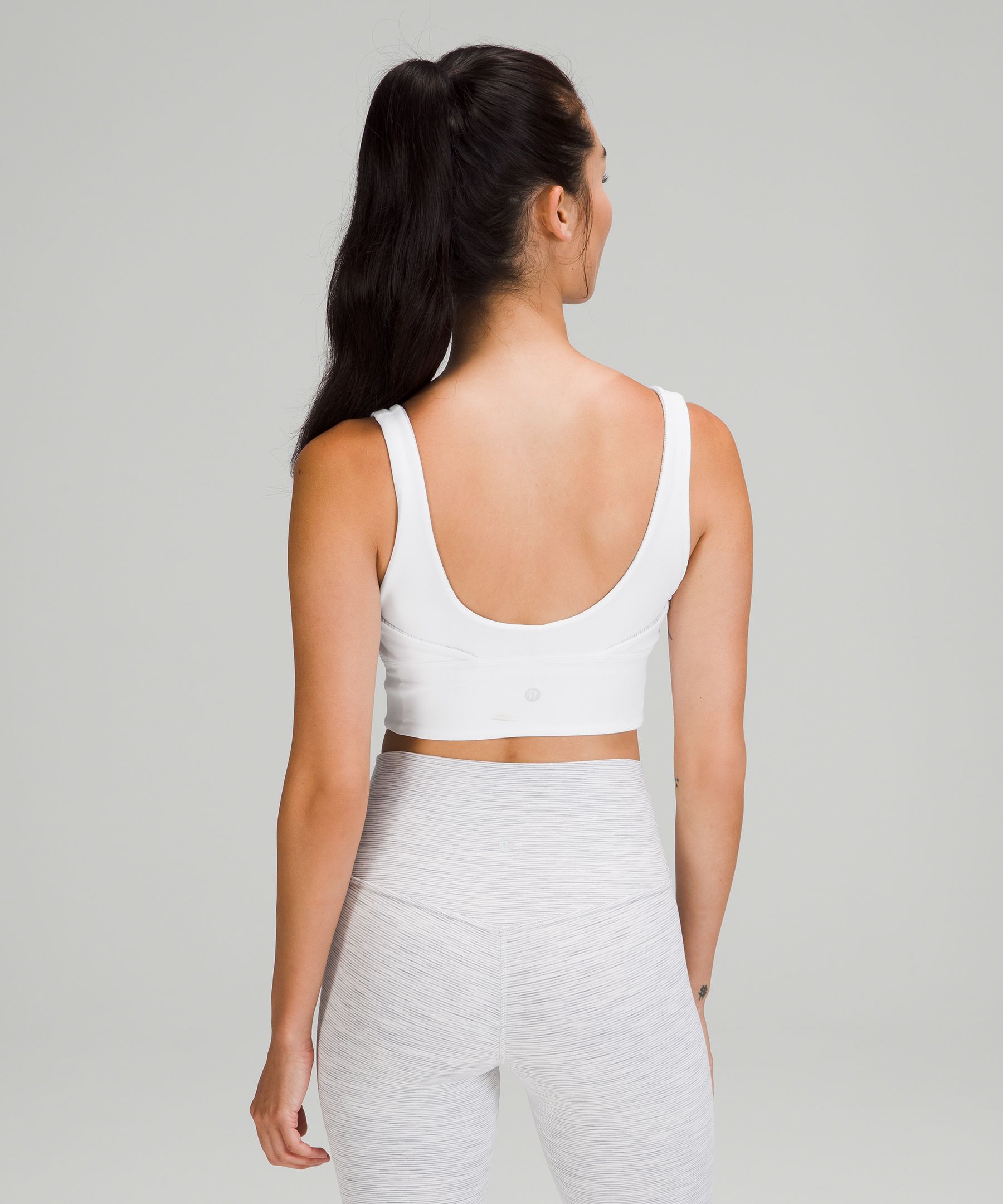Lululemon Sports Bh Dame Hvite | 43809-YSLV