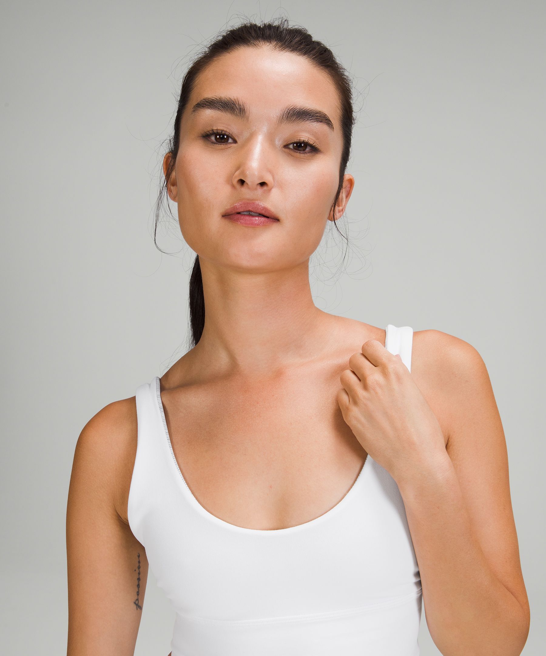 Lululemon Sports Bh Dame Hvite | 43809-YSLV