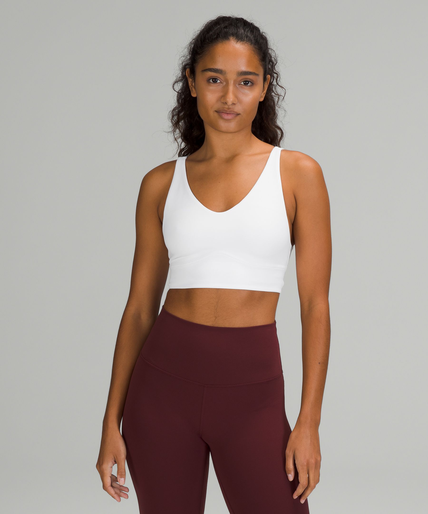 Lululemon Sports Bh Dame Hvite | 47052-EGLM