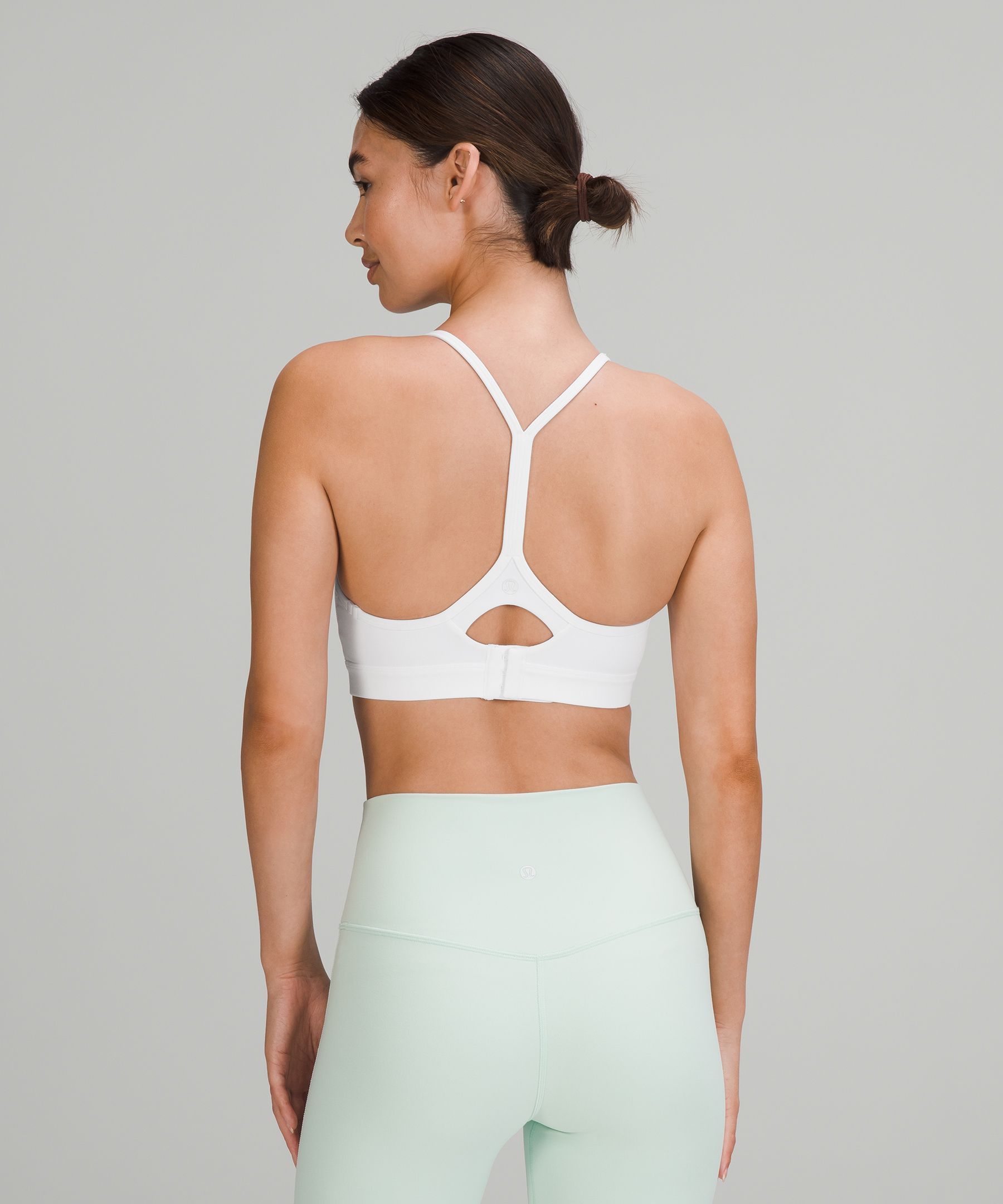 Lululemon Sports Bh Dame Hvite | 82743-MBEF