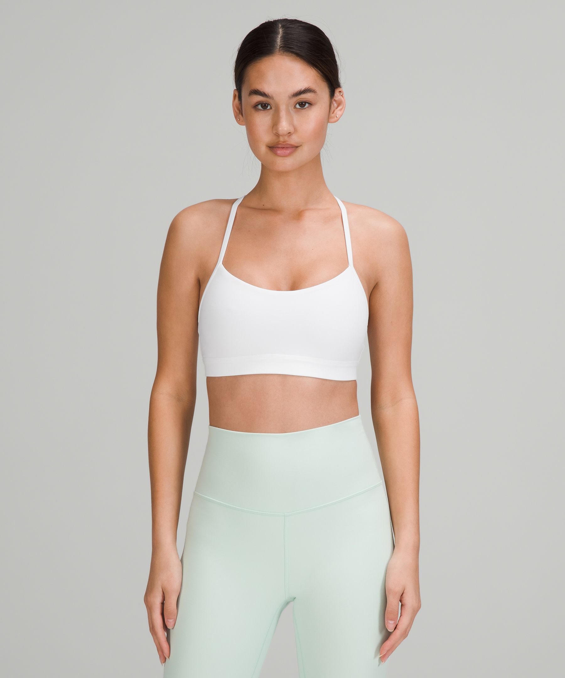 Lululemon Sports Bh Dame Hvite | 82743-MBEF
