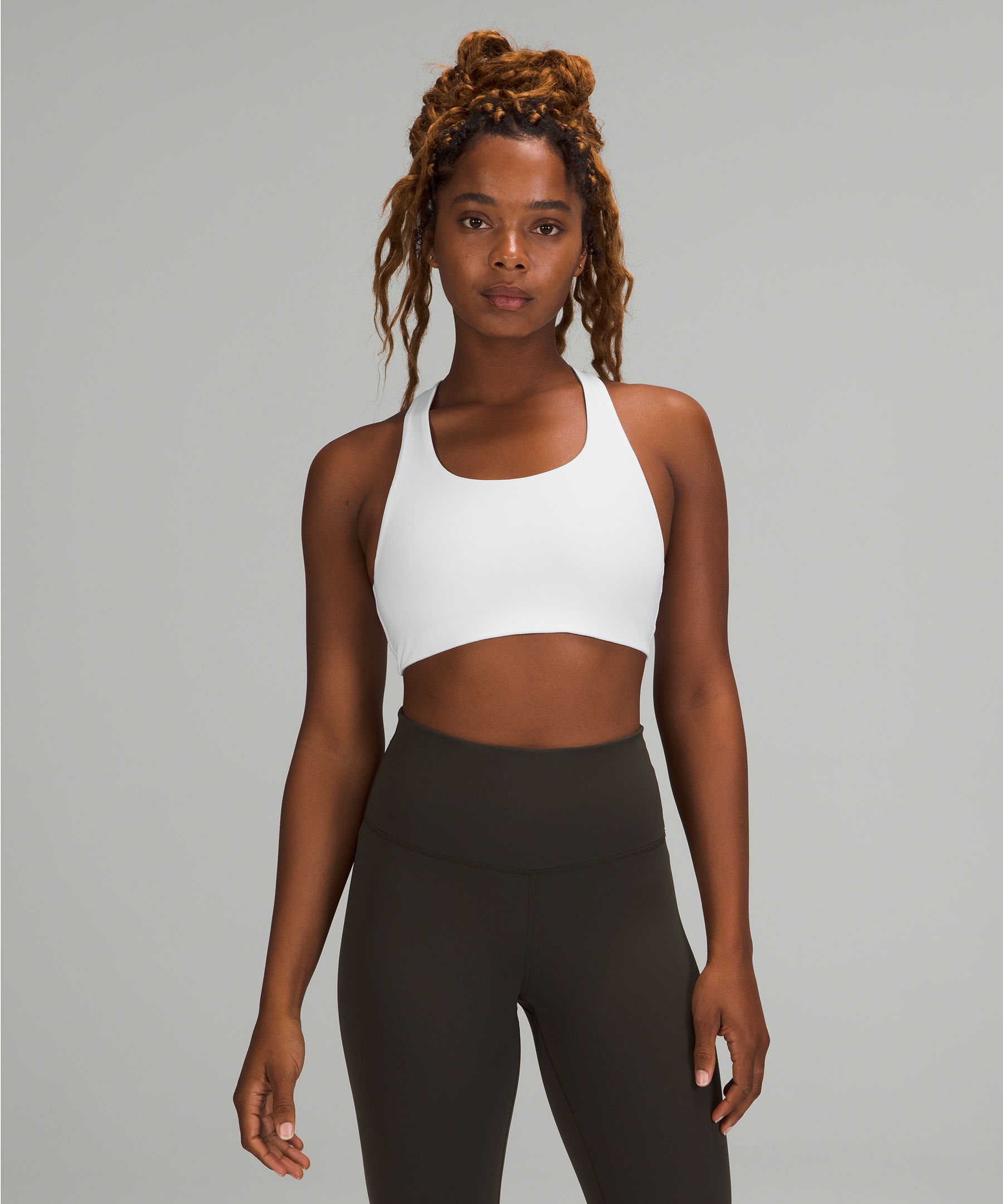 Lululemon Sports Bh Dame Hvite | 96273-SQPL