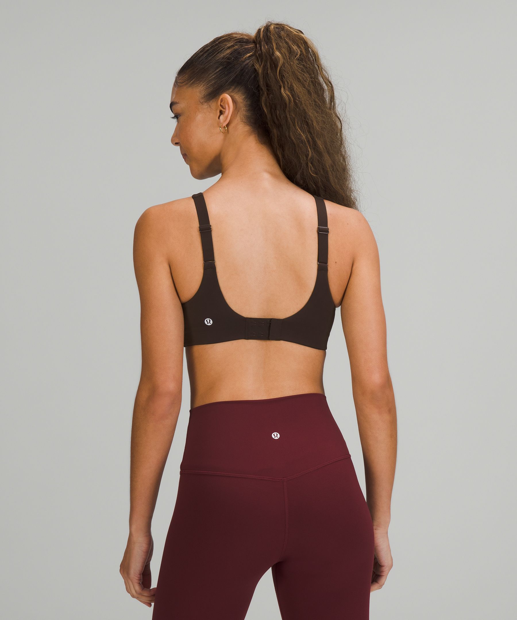Lululemon Sports Bh Dame Kaffe | 46182-PUOA