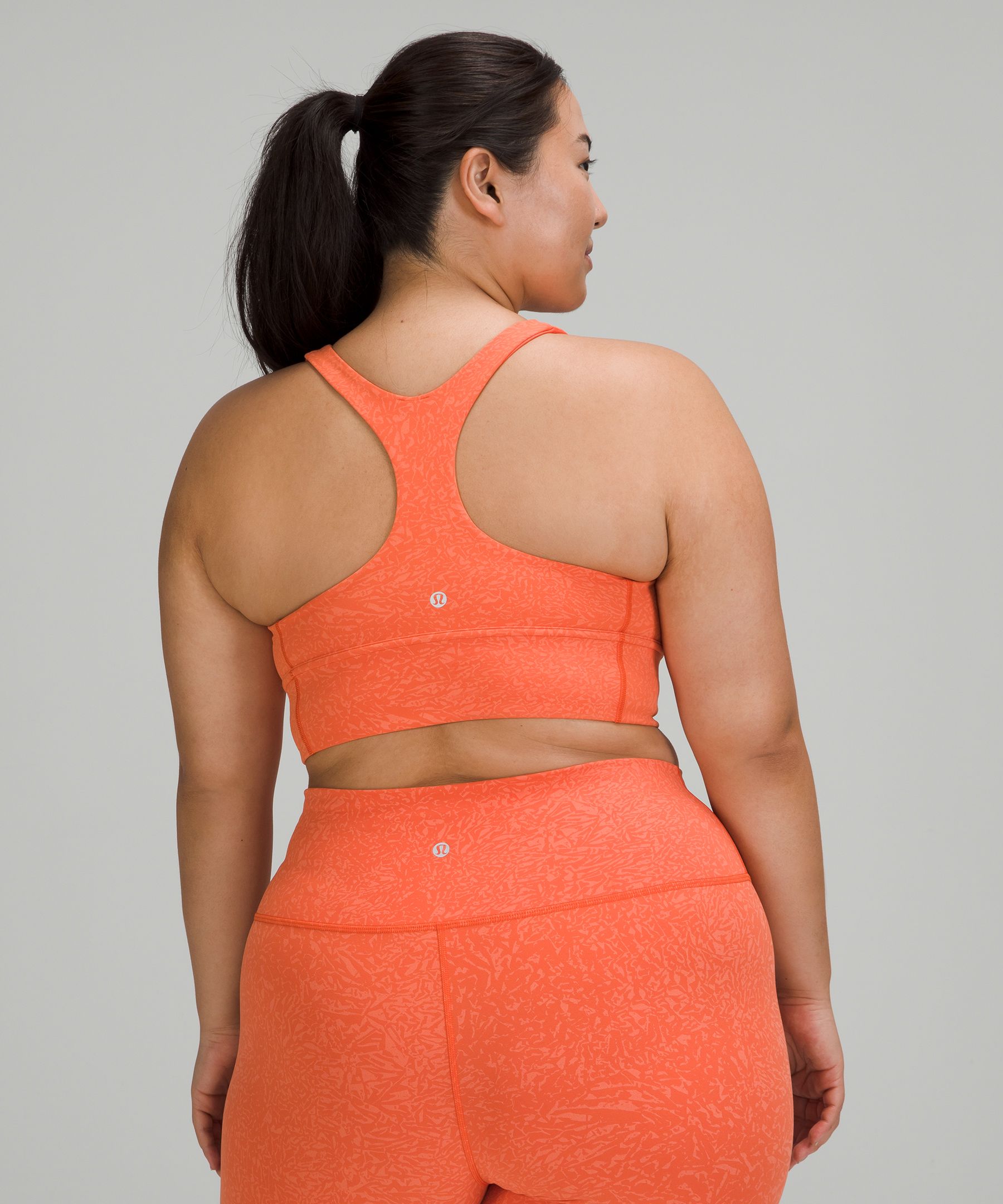 Lululemon Sports Bh Dame Korall | 59371-MJQT