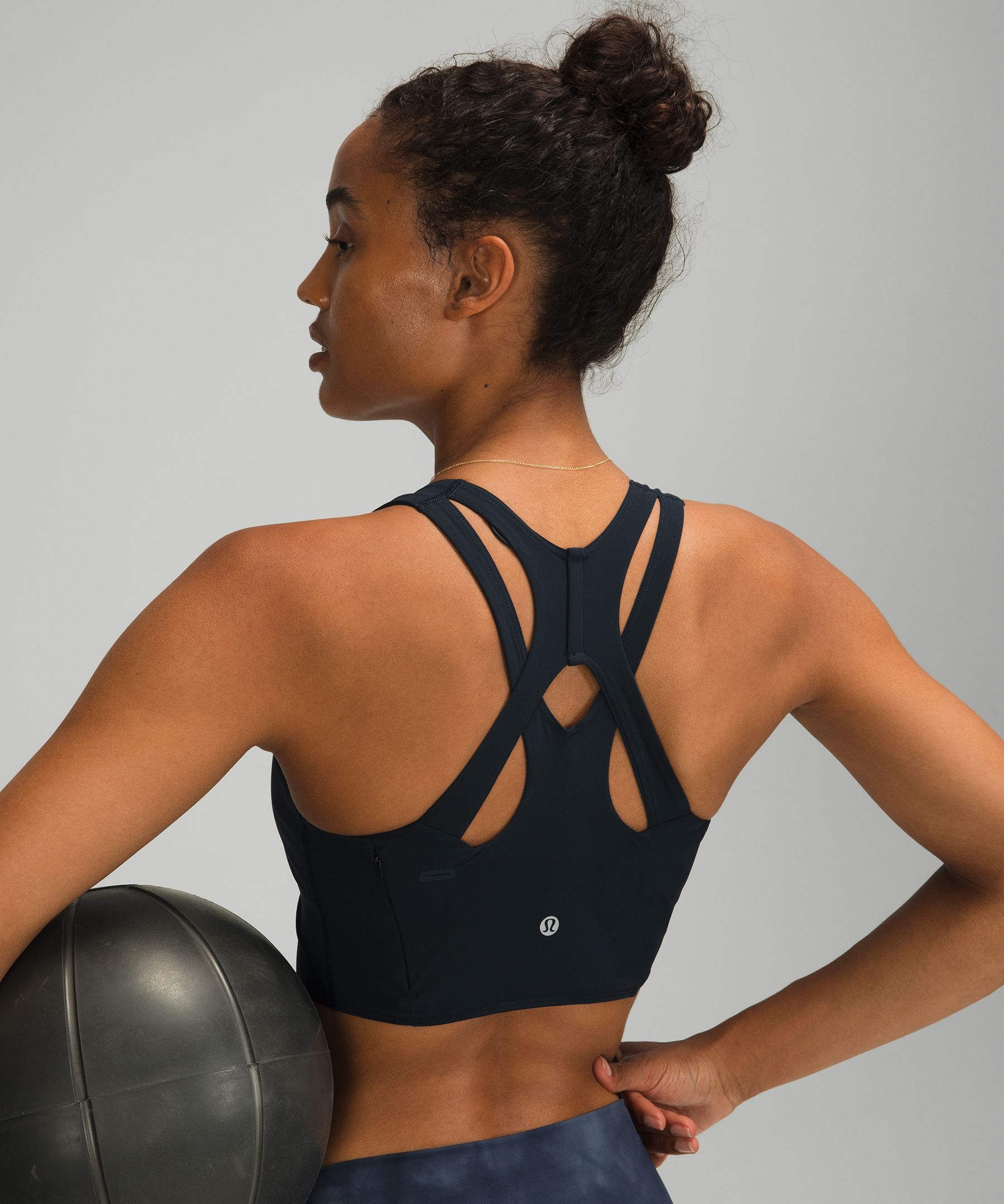 Lululemon Sports Bh Dame Marineblå | 34287-PHWZ