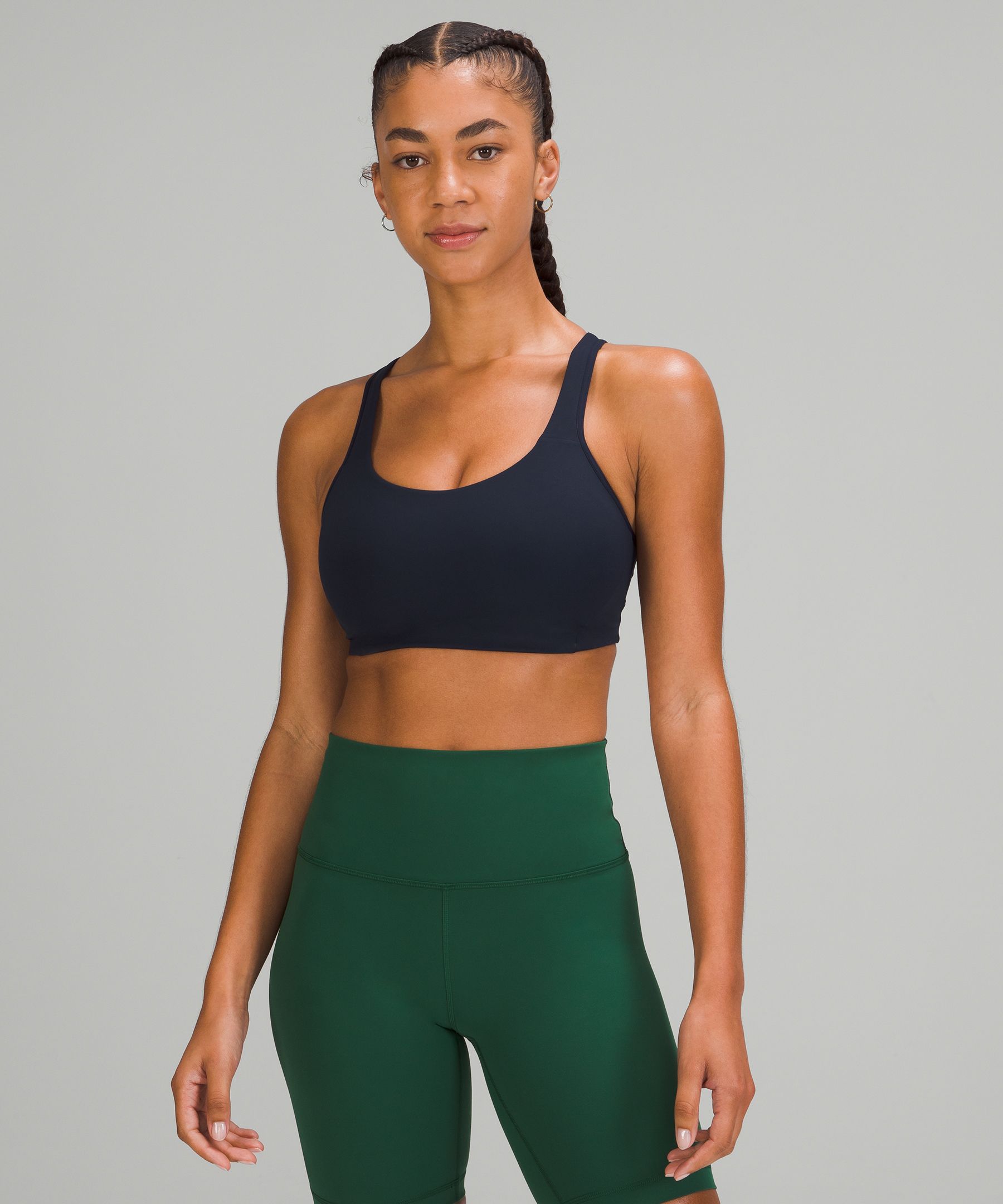 Lululemon Sports Bh Dame Marineblå | 51902-DFLC