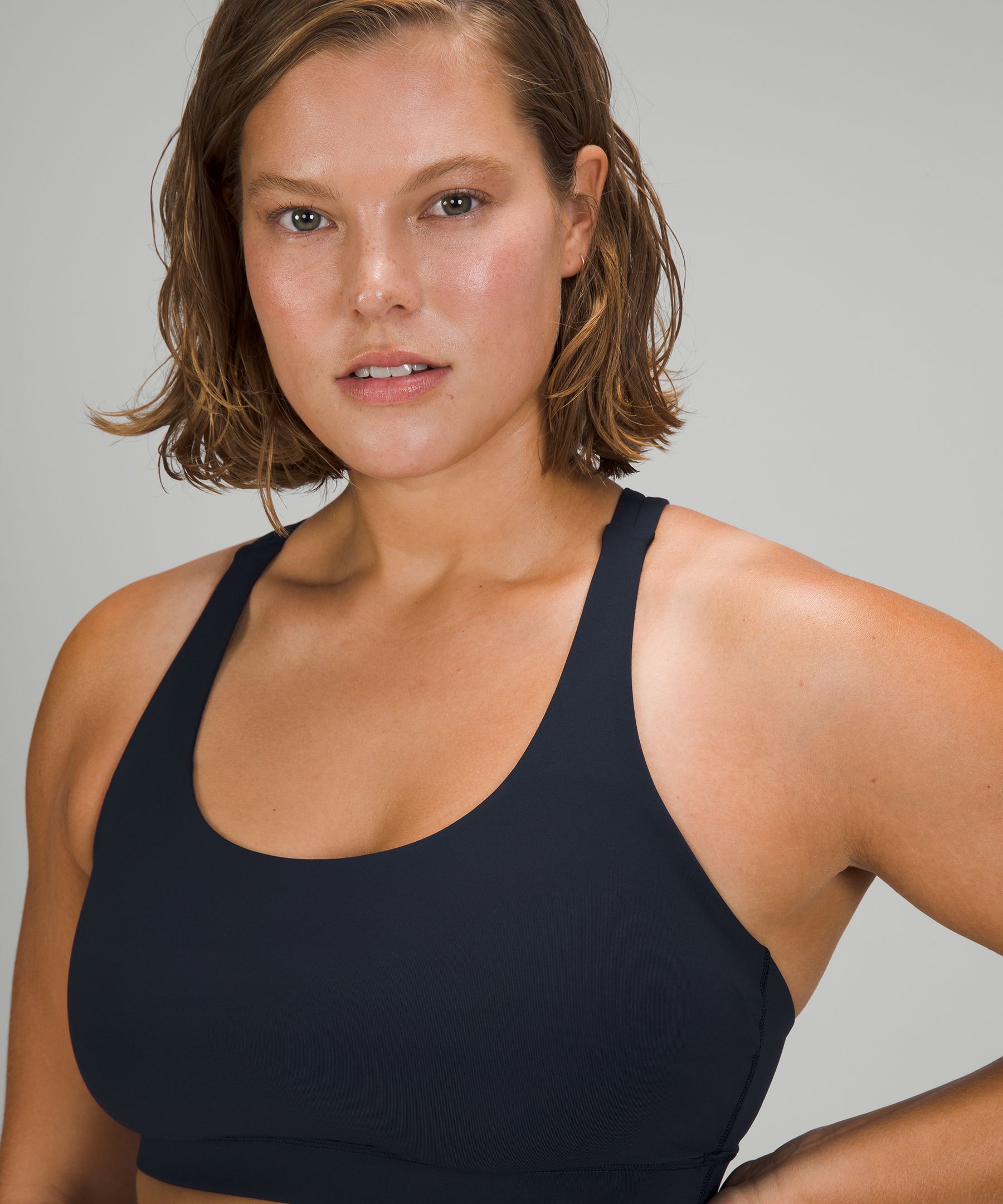 Lululemon Sports Bh Dame Marineblå | 52791-MIBO