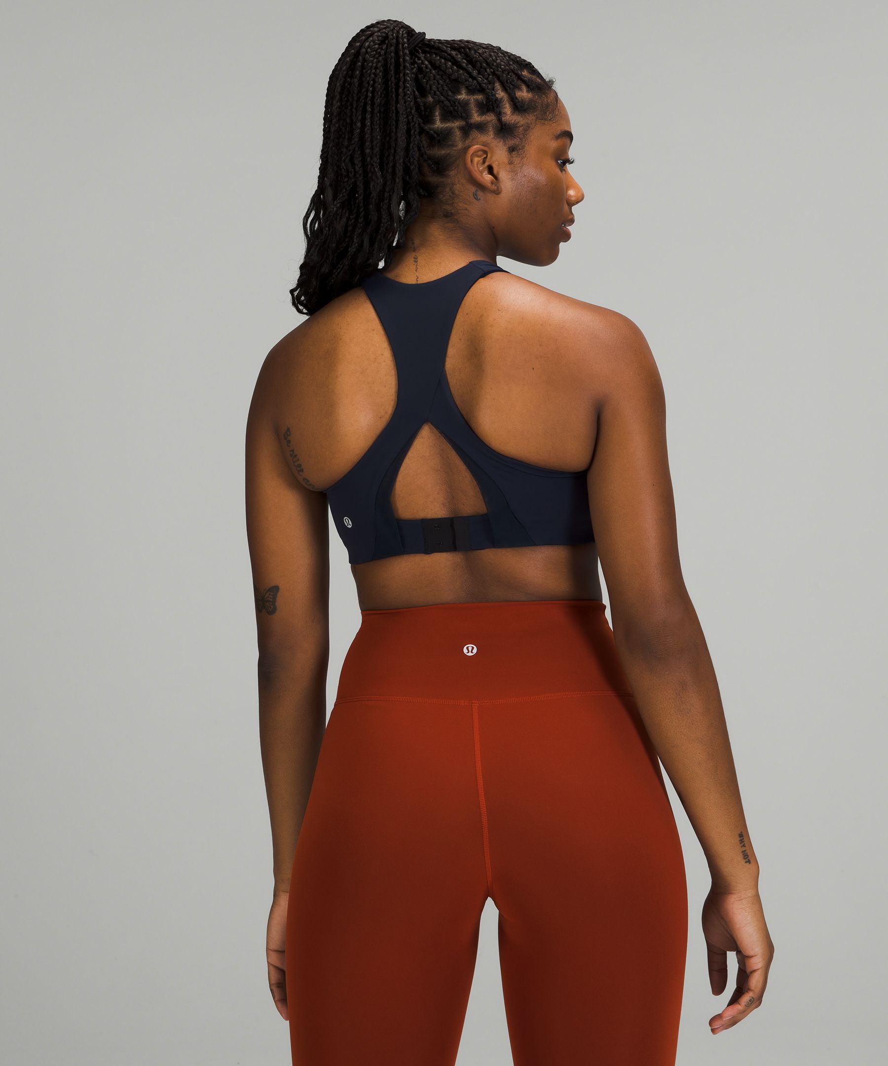 Lululemon Sports Bh Dame Marineblå | 53186-NBRW