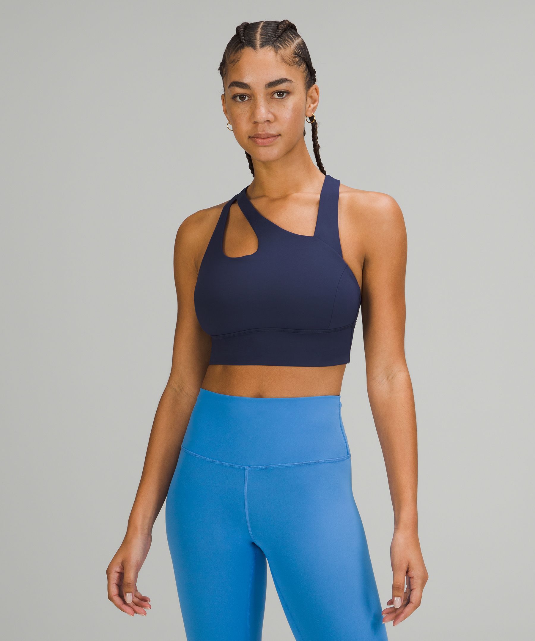 Lululemon Sports Bh Dame Marineblå | 95648-PCEM