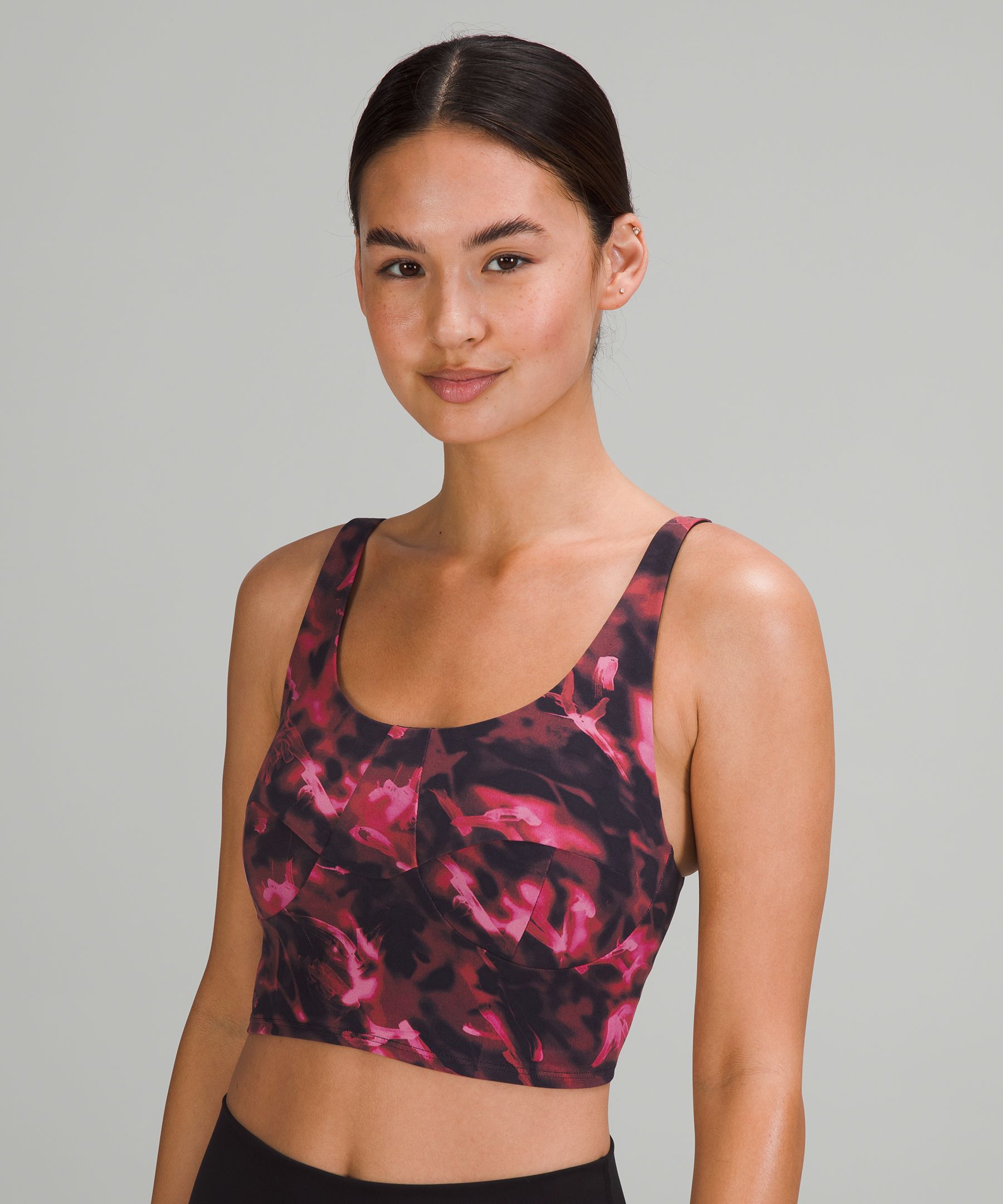 Lululemon Sports Bh Dame Multicolor | 64057-FRNL