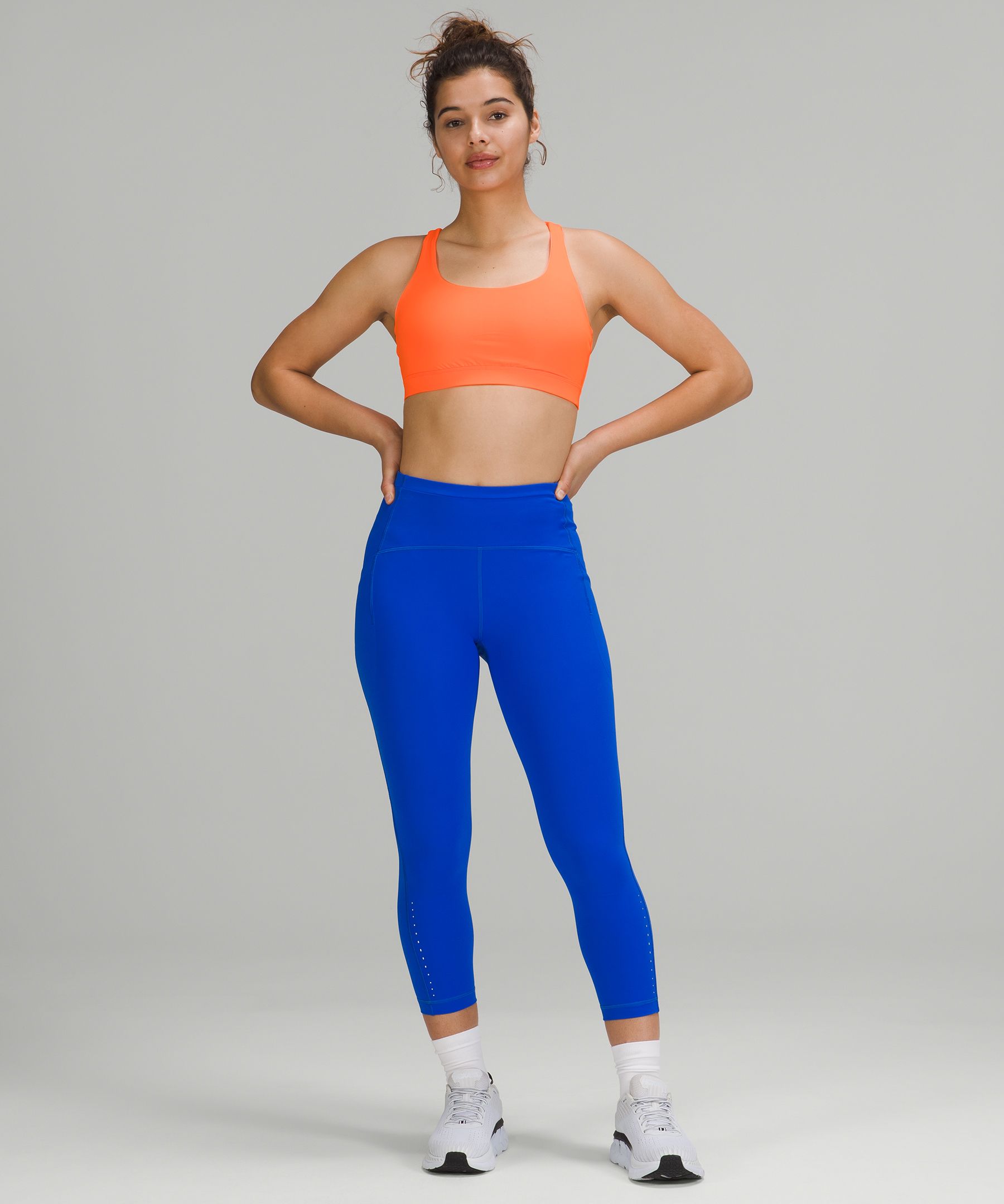 Lululemon Sports Bh Dame Oransje | 06312-FQZR