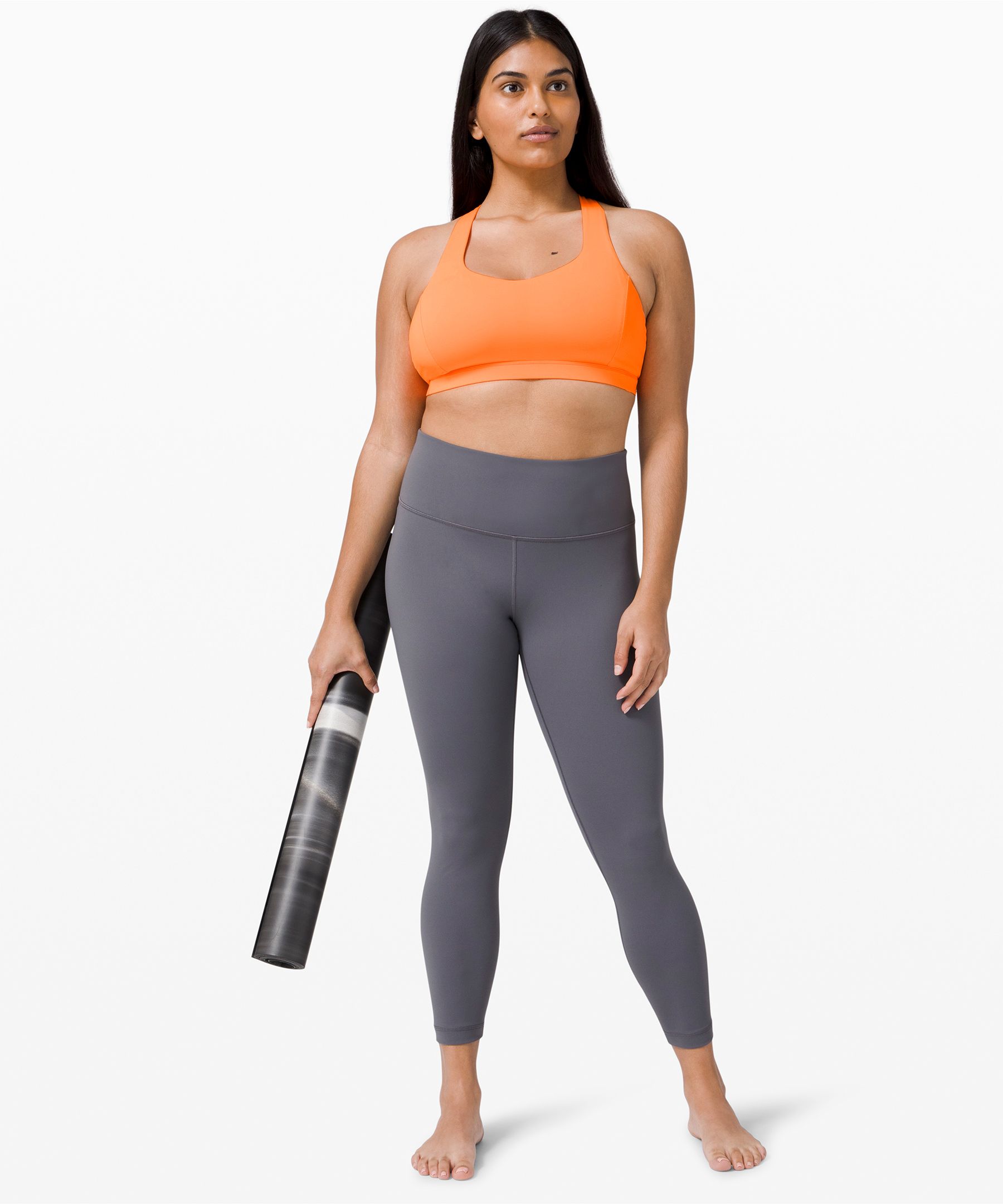 Lululemon Sports Bh Dame Oransje | 62143-NAWE