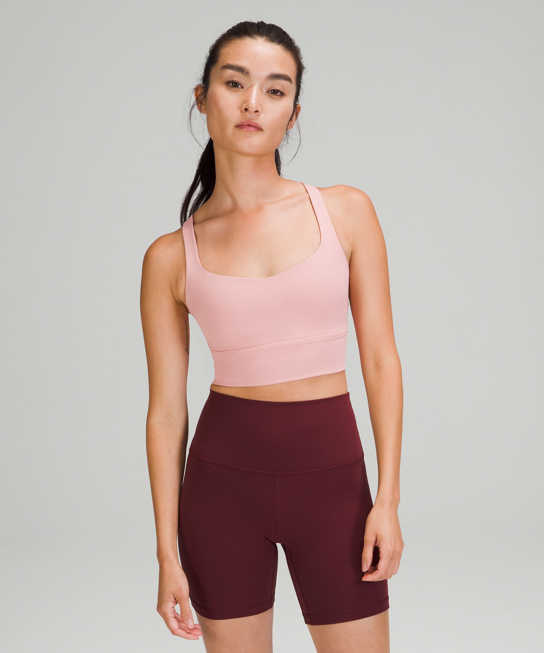 Lululemon Sports Bh Dame Rosa | 21087-GTRI