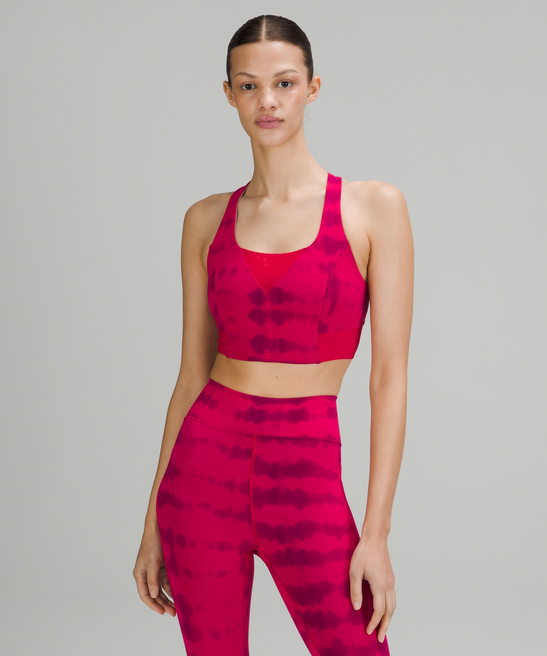 Lululemon Sports Bh Dame Rosa | 21453-MNOZ