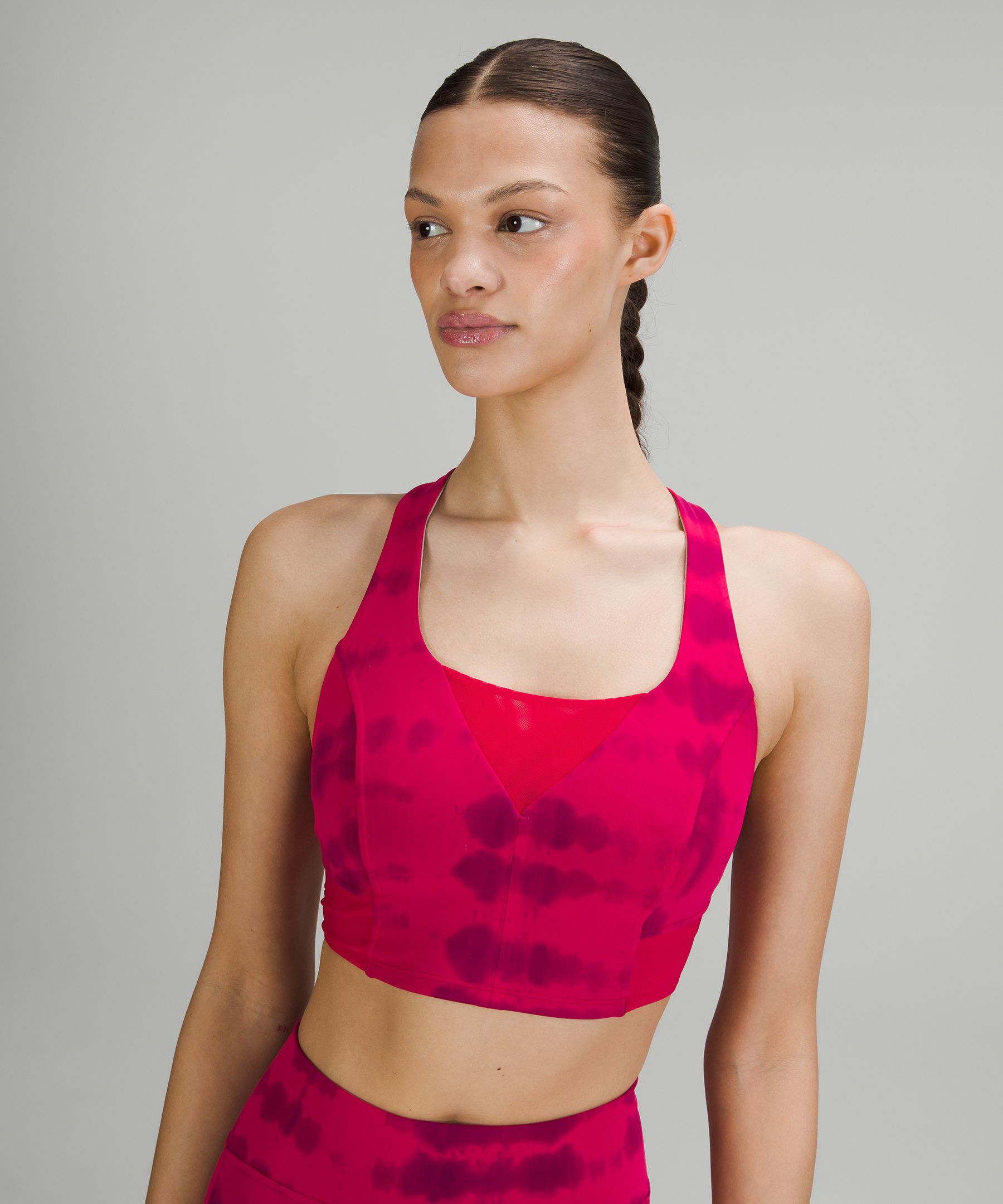 Lululemon Sports Bh Dame Rosa | 21453-MNOZ