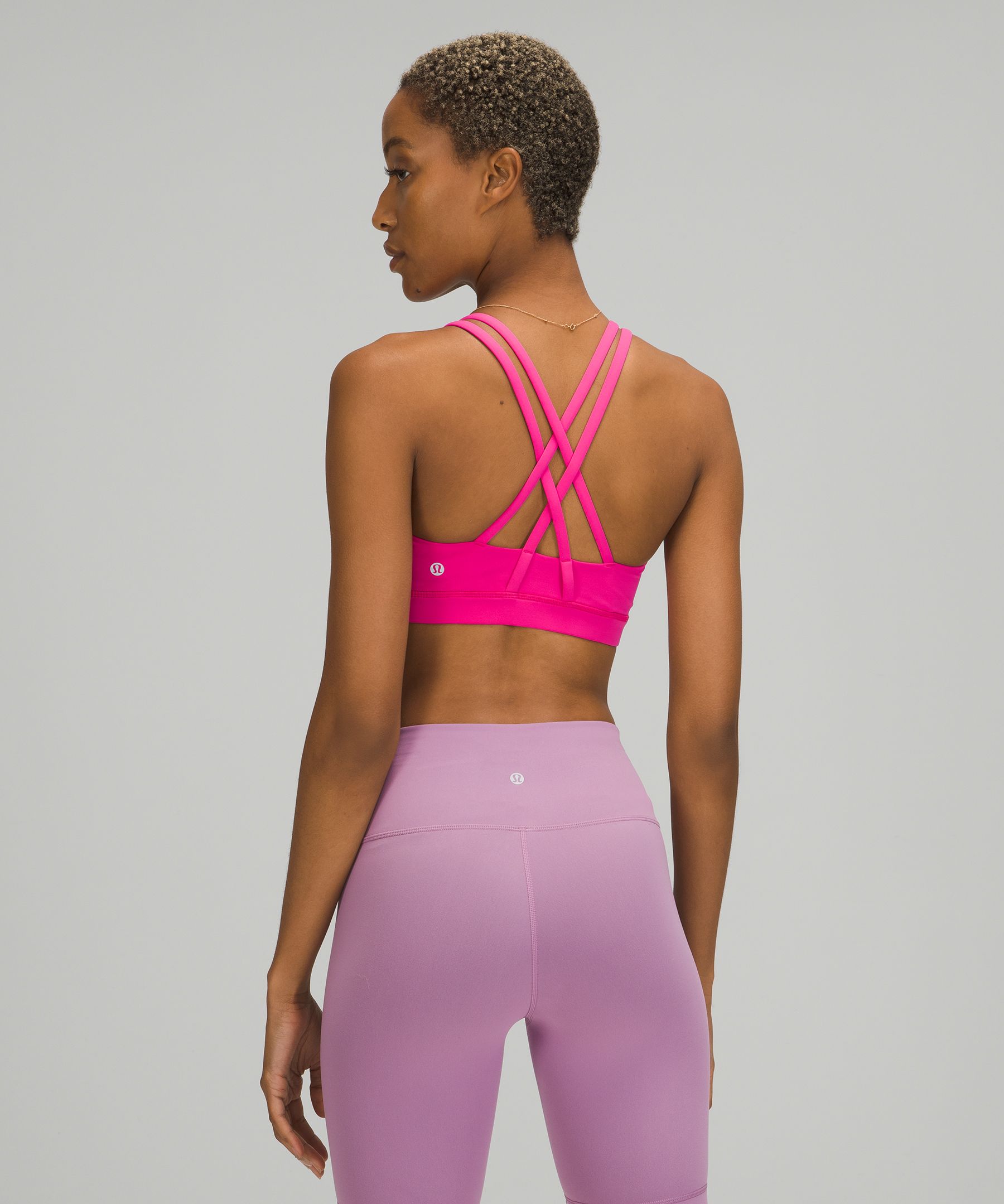 Lululemon Sports Bh Dame Rosa | 45978-TLOQ