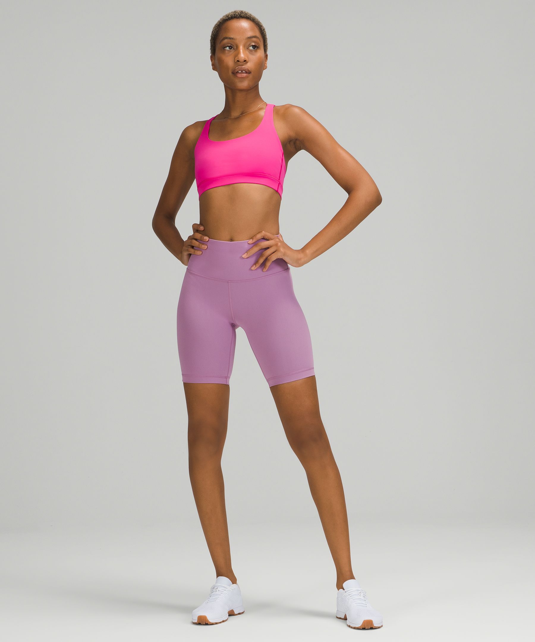 Lululemon Sports Bh Dame Rosa | 45978-TLOQ